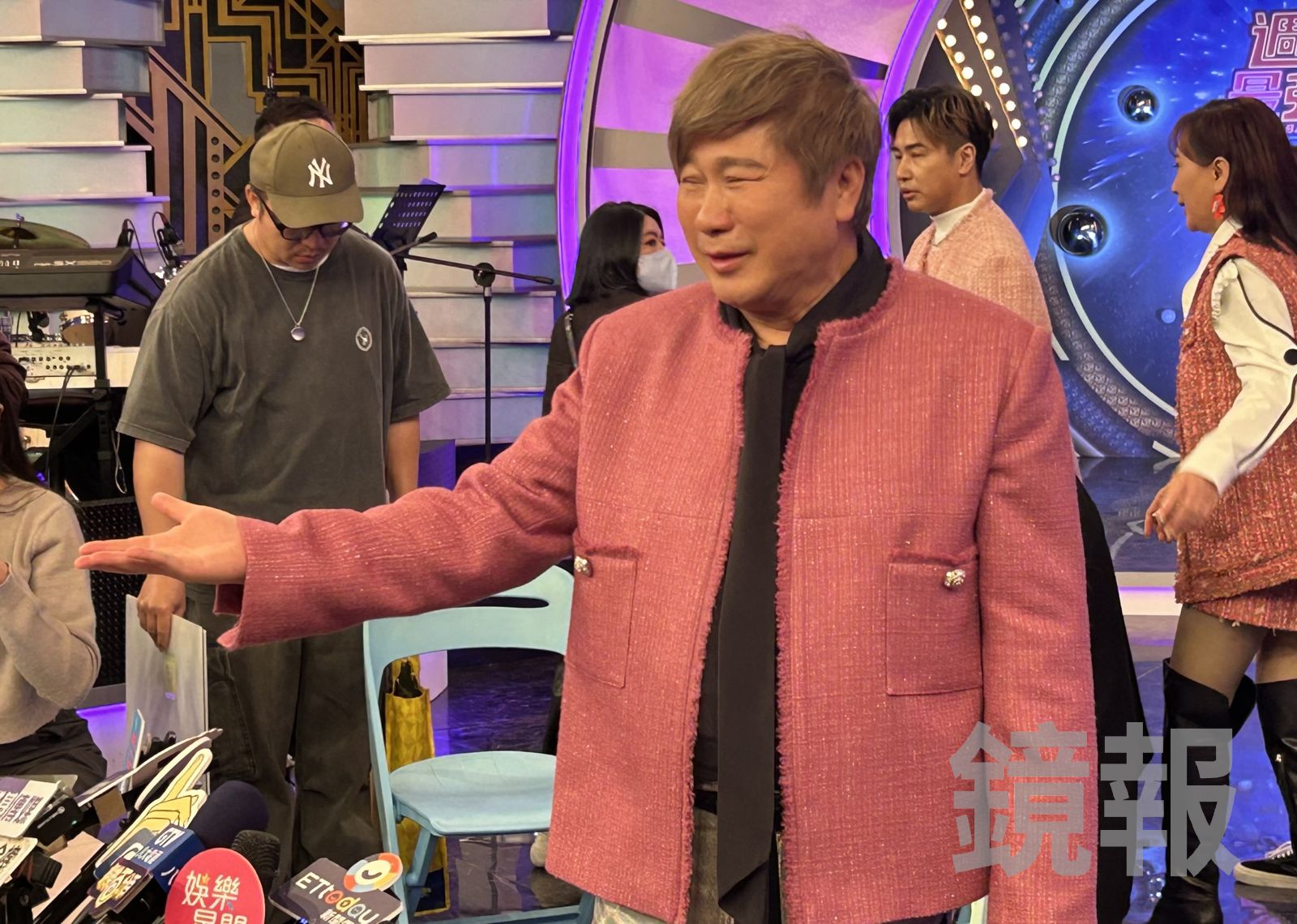 胡瓜十分無奈。吳昕蓓攝