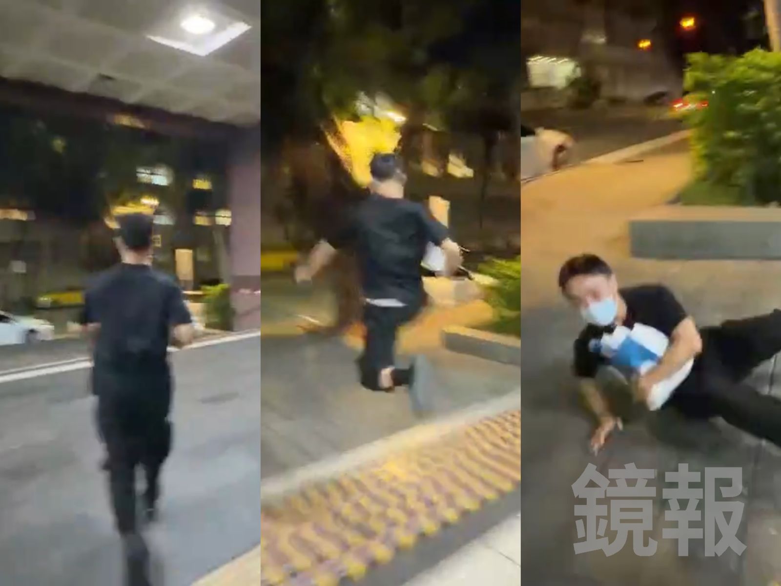 警政署警務正涉持安毒10萬交保 躲媒體狂奔「6階梯重摔」畫面曝