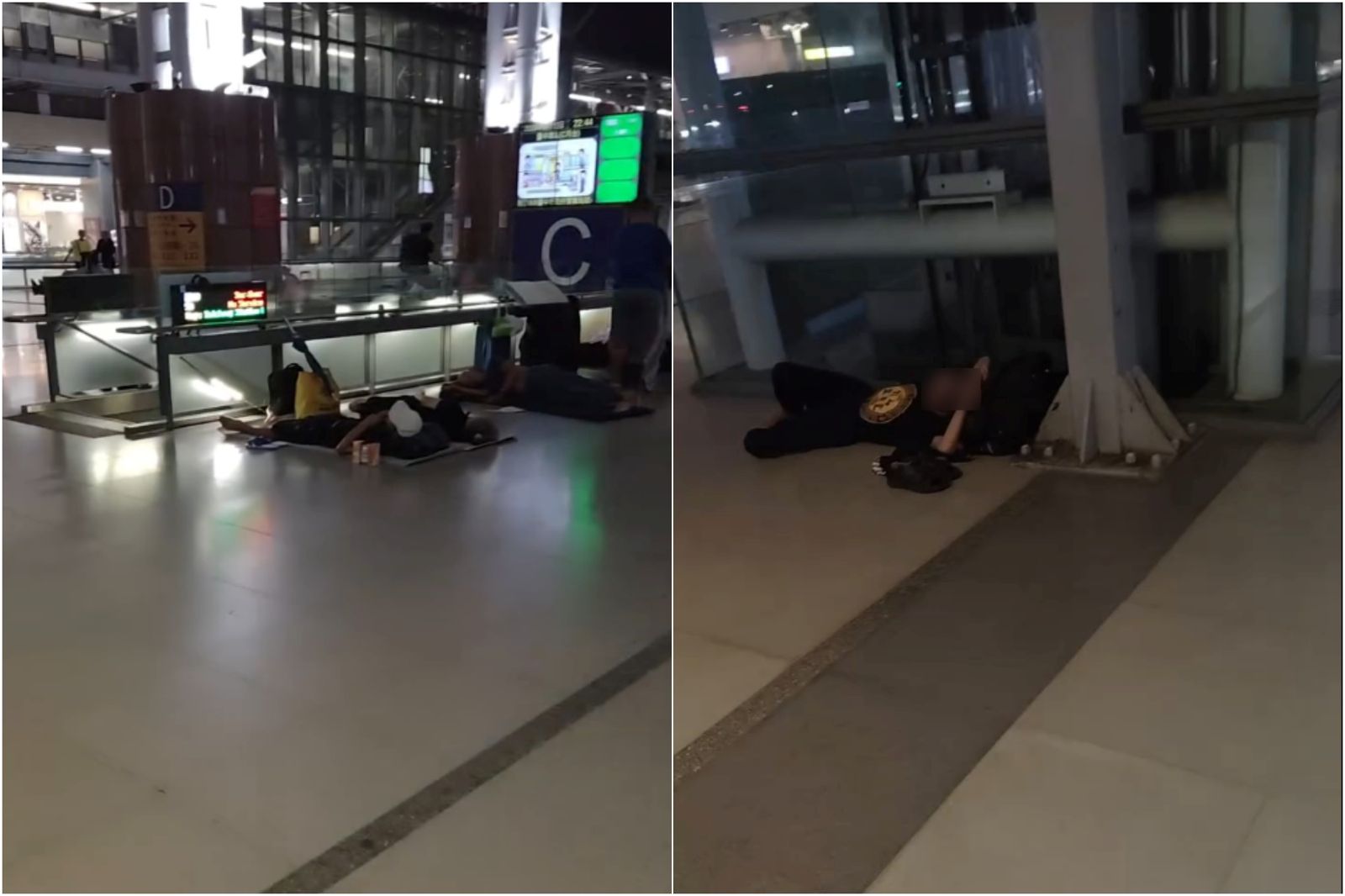 網友表示,久久到台中火車站一次,發現聚集許多街友,擔憂影響城市形象。圖/翻攝自Threads@wwwertmonxx_