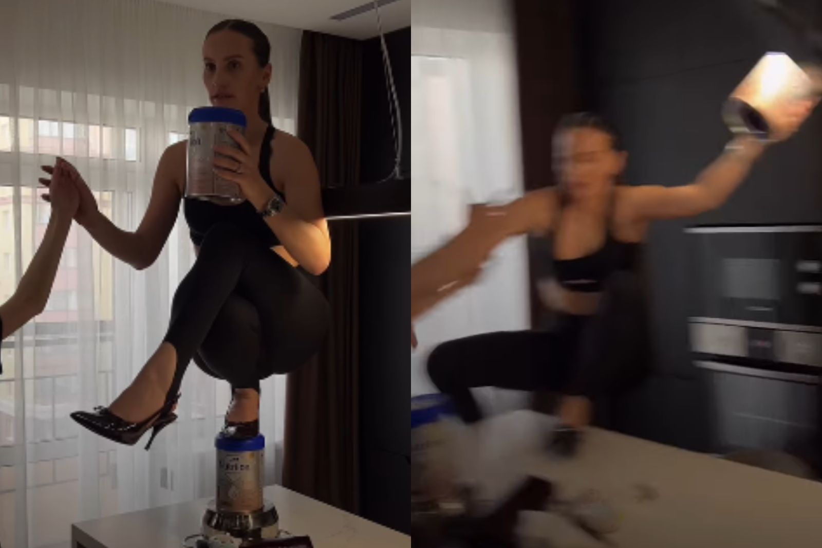 她跟風拍「高跟鞋挑戰」摔地！釀脊椎骨折...一夜爆紅　網批：非常愚蠢