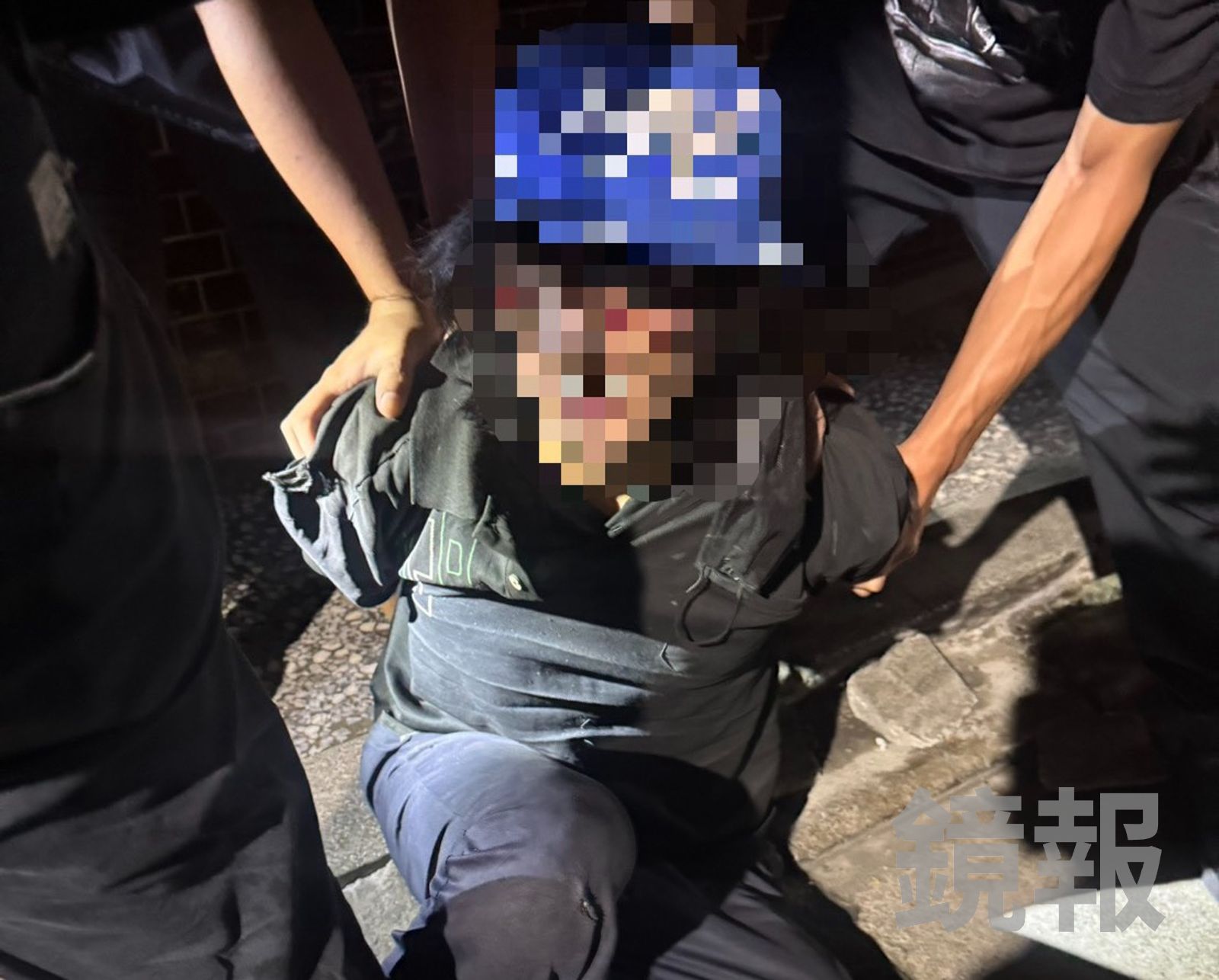 警方晚間成功逮捕箱屍案嫌犯。警方提供