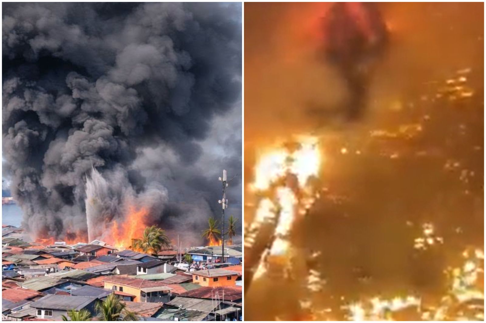 馬來西亞「恐怖惡夜大火」！上千棟水上村落燒光光　近萬人受災