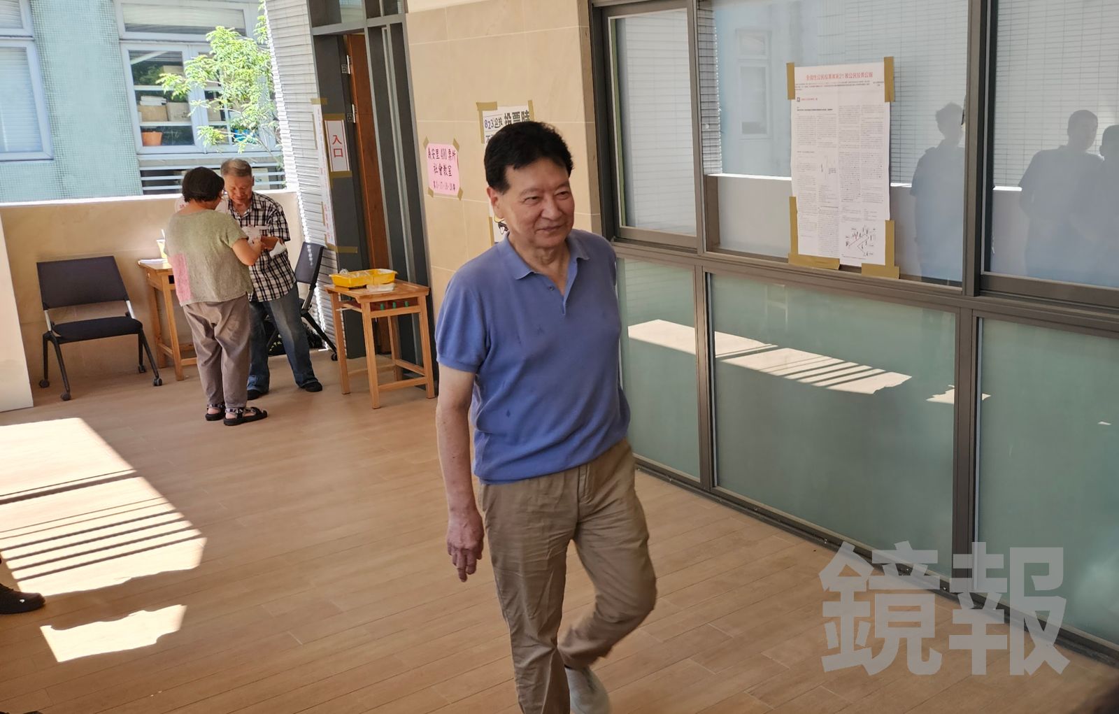 上個月涉違法亮票!趙少康今再赴投票所 笑稱會「加倍謹慎」