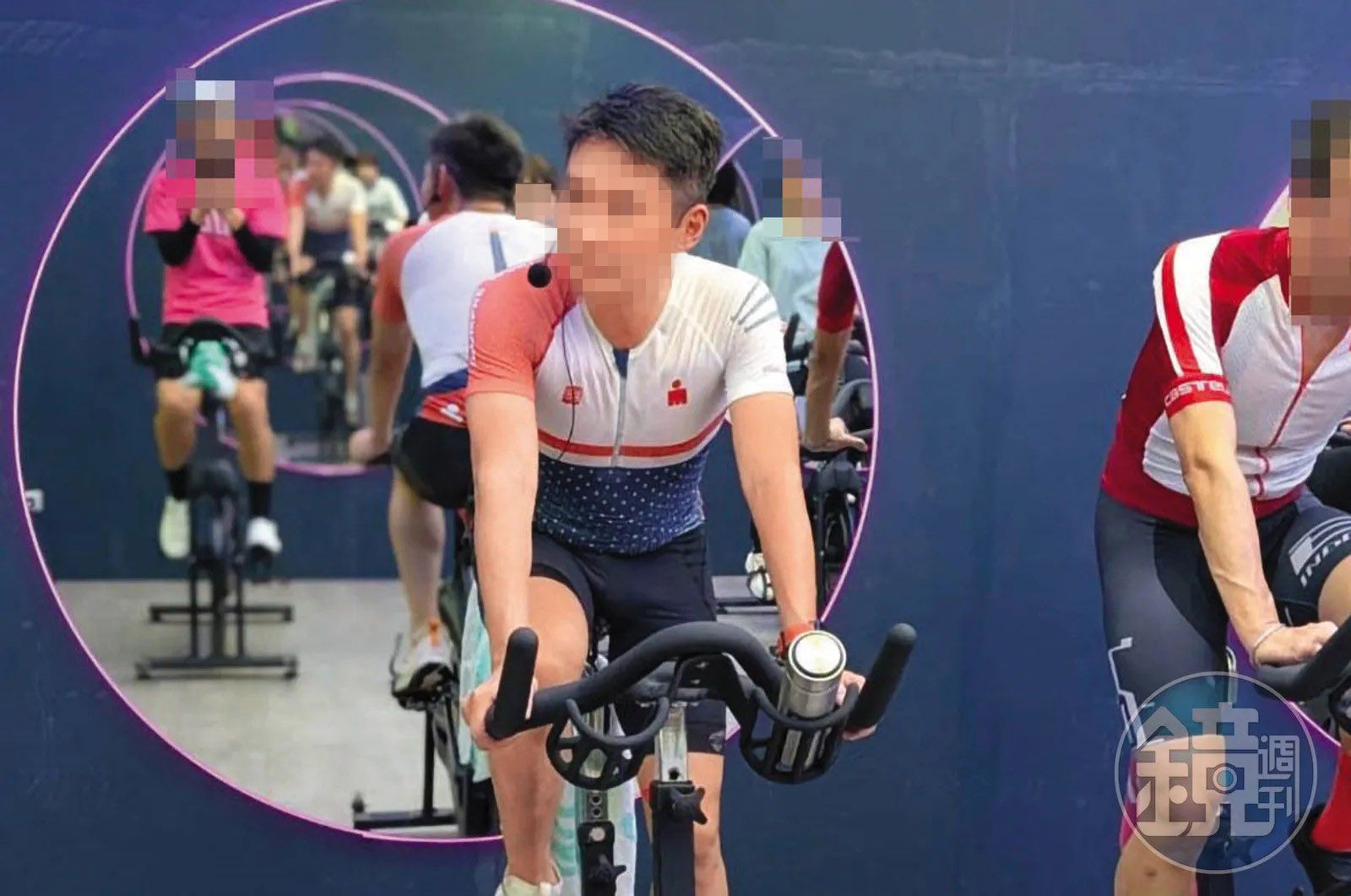 游姓書記官熱愛三鐵運動,被女友指控經常假約跑、真約砲。圖/翻攝鏡週刊