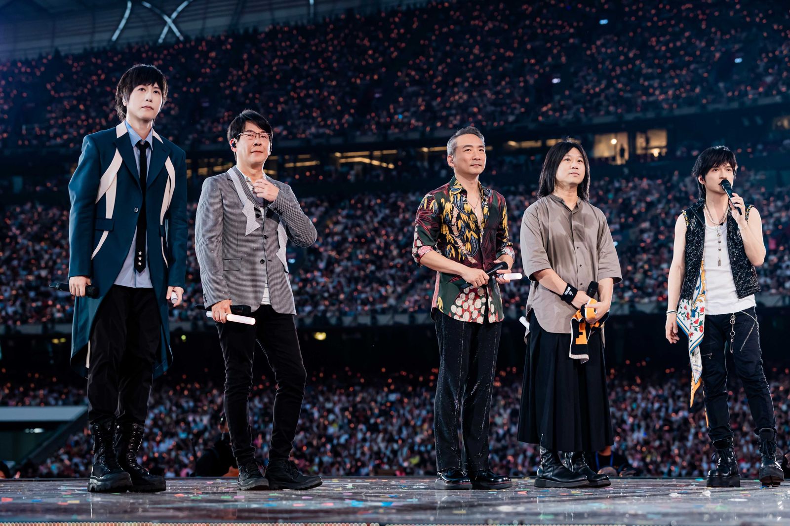 五月天2日繼續在北京鳥巢開唱。相信音樂提供