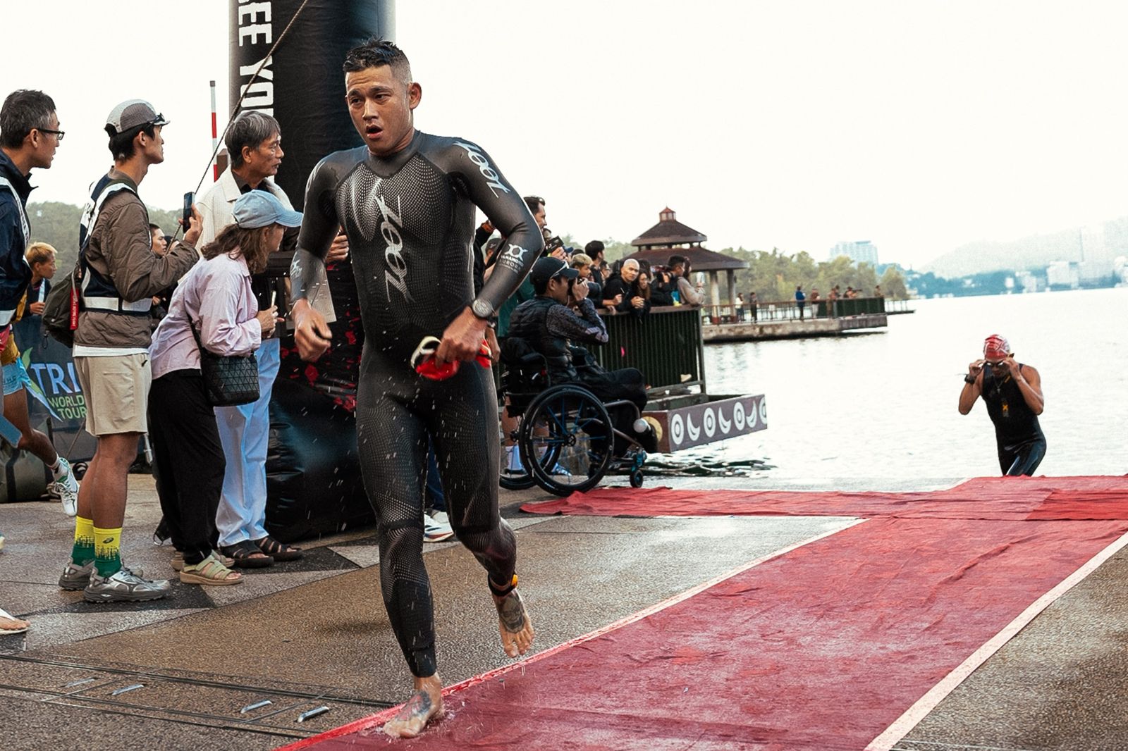 演藝圈第一人!「亞太最硬」極限鐵人賽、完賽率僅3成 他登合歡山爆哭完賽