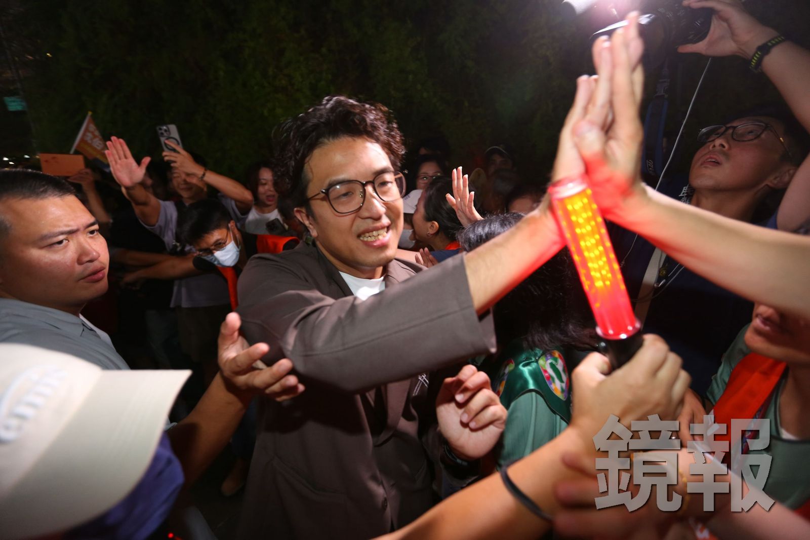 透過「大洋流計畫」,沈伯洋毋寧是在向競爭對手展現本土陣營與年輕世代極具韌性的動員實力。攝影姜永年