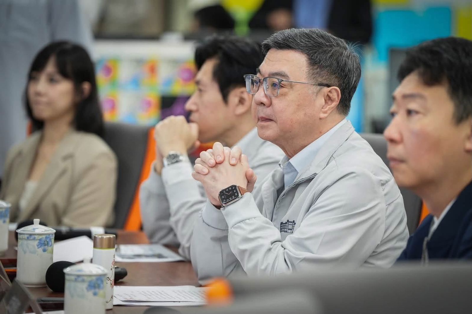 批卓榮泰防颱視察變助選造勢 國民黨:別把行政院當競選總部