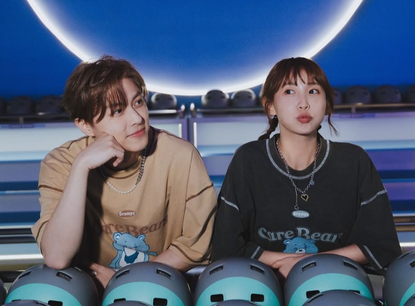 王子（左）與粿粿的不倫戀持續延燒。翻攝meigo.c IG