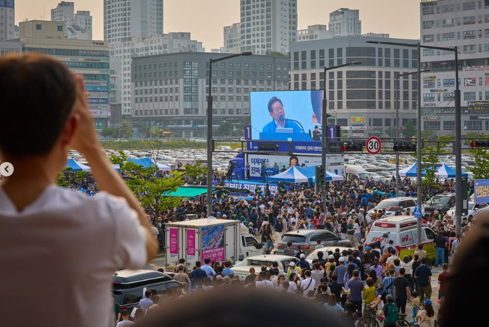李在明強調他的外交政策,以韓國利益為優先。圖/翻自李在明IG