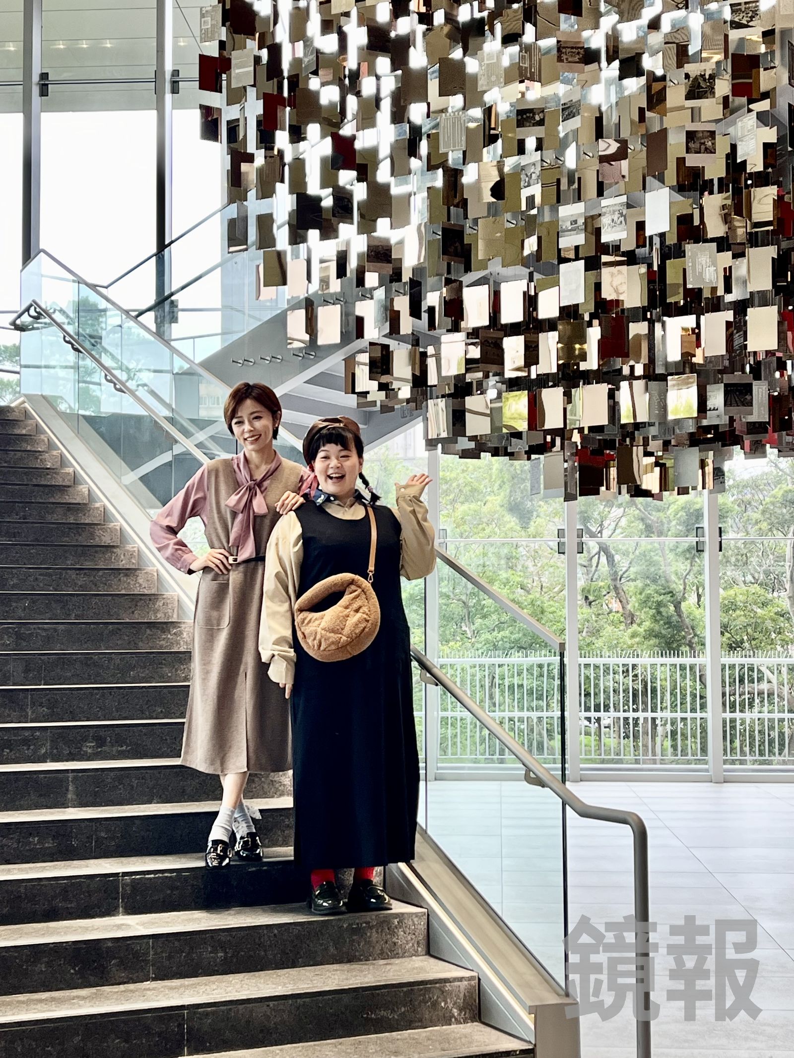 王瞳（左）與宮美樂現在一起租屋。杜沛學攝