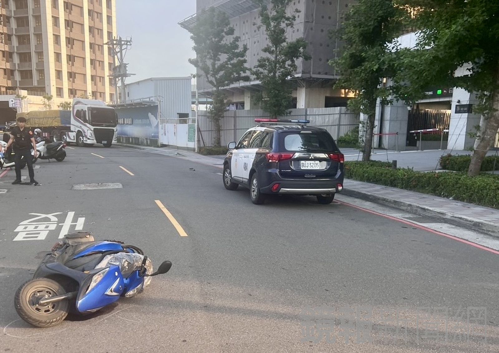 警方到場時肇事車輛已經逃逸。警方提供