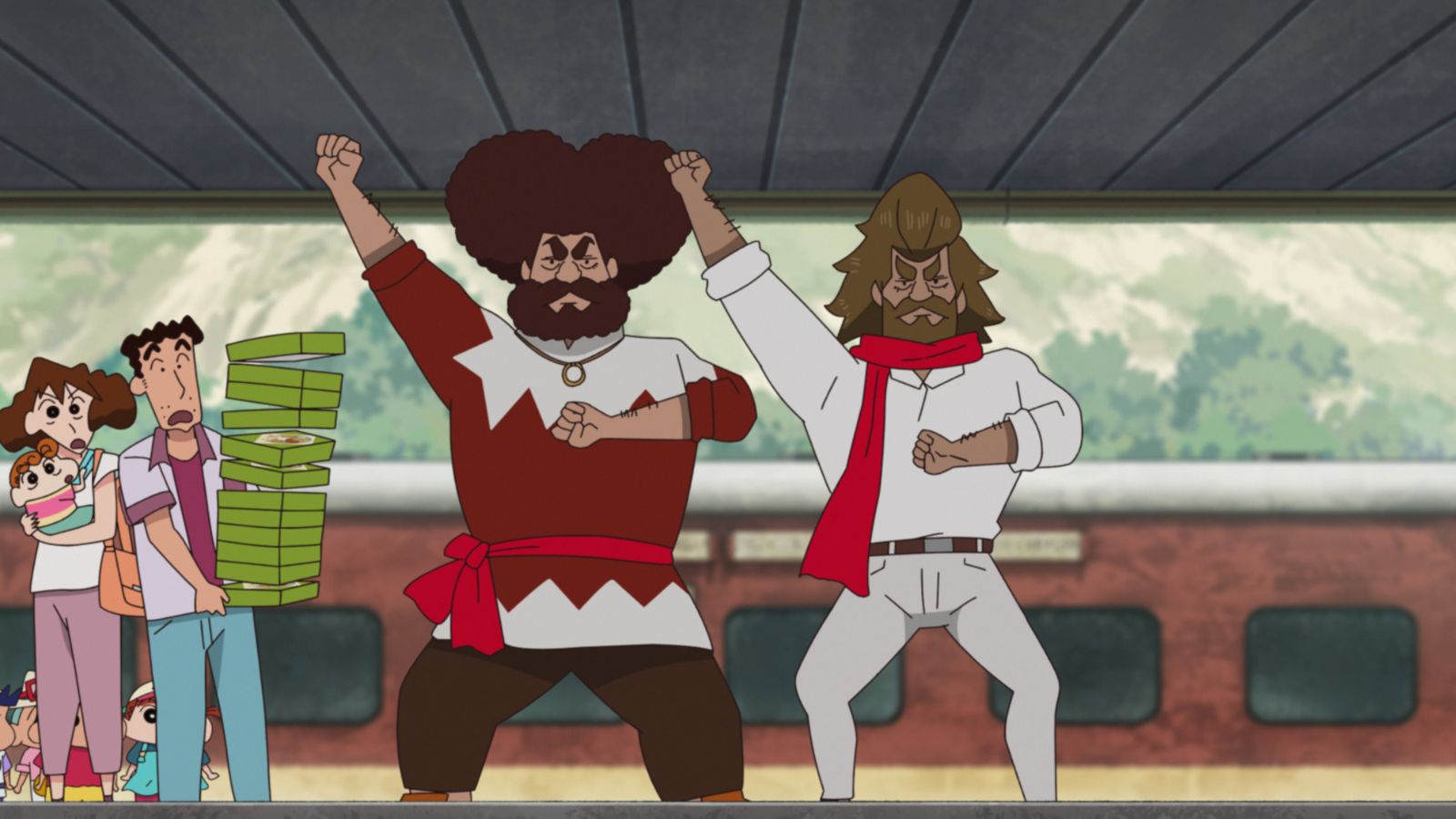 《電影蠟筆小新:超華麗!灼熱的春日部舞者們》有精彩印度風歌舞場景。車庫提供