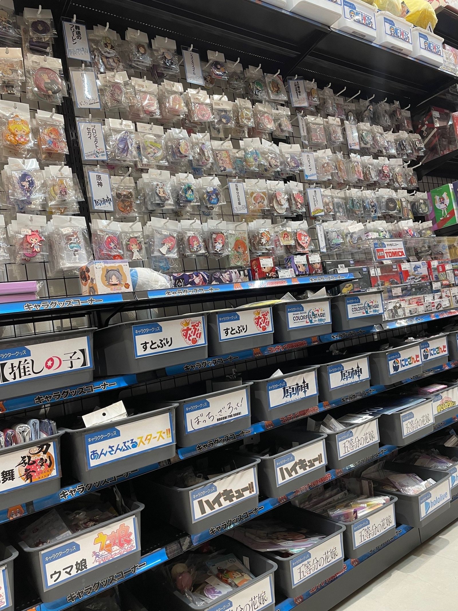 FURU1區將以在日本深受歡迎的動畫、遊戲周邊的中古模型與動畫商品為主，並販售各種人氣卡牌。TORICO、TAY TWO提供