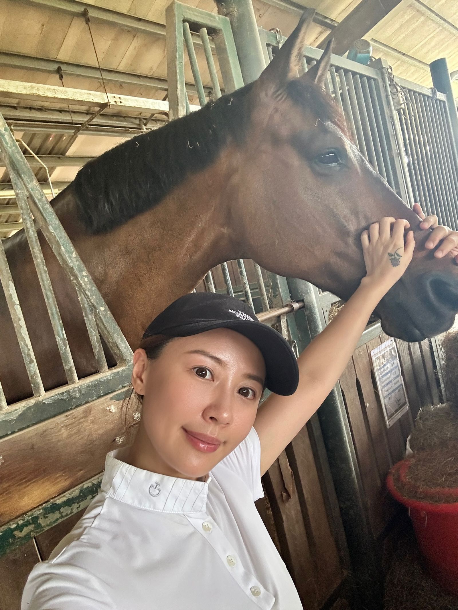 賴薇如熱愛馬術。翻攝Instagram @ imdoris_1230