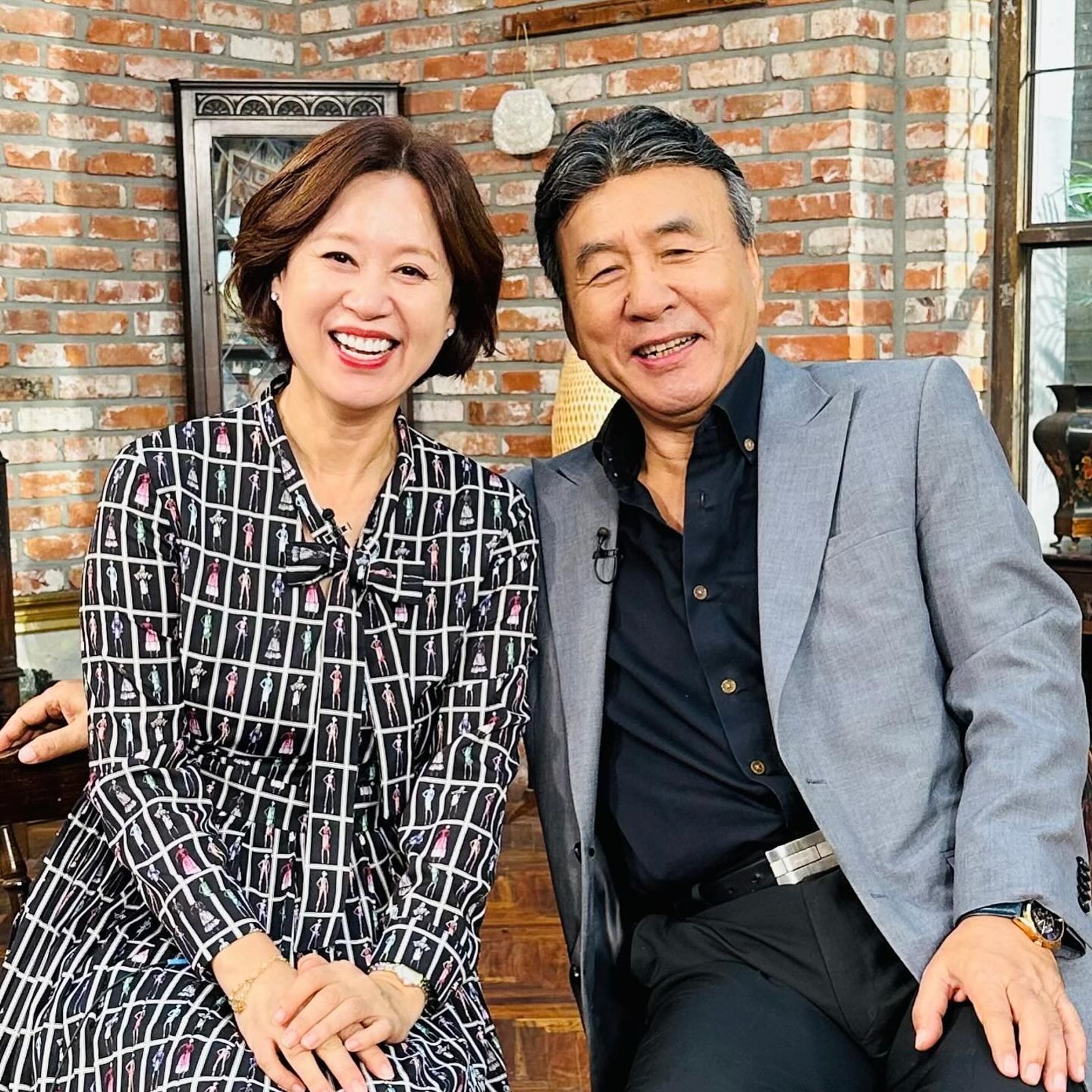 朴美善（左）與朴英奎曾在《順風婦產科》飾演夫妻。翻攝IG@misun_park15