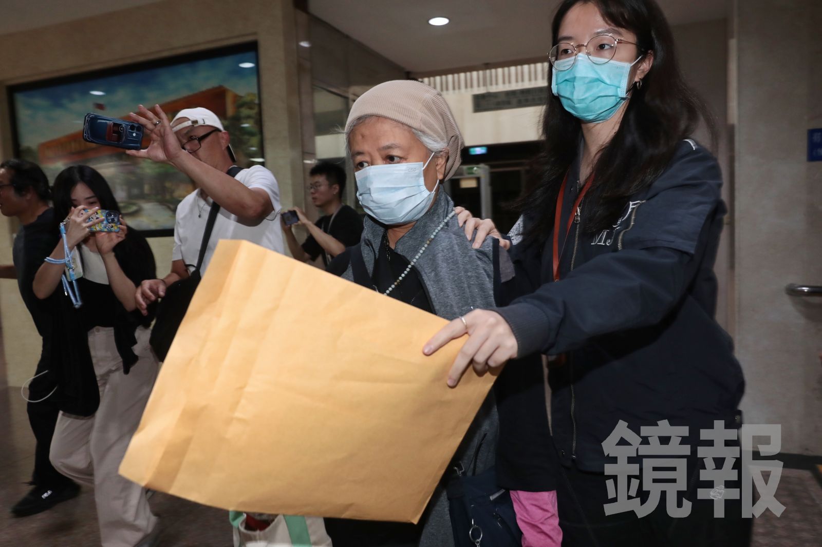 威加公司登記負責人金天麗50萬元交保。林煒凱攝