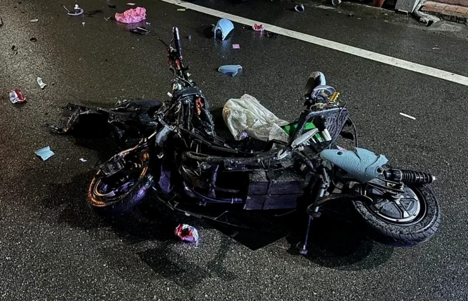 酒測值0.57毫克 苗栗25歲男喝完酒「深夜訪友」 跨雙黃線逆向撞死55歲拾荒婦