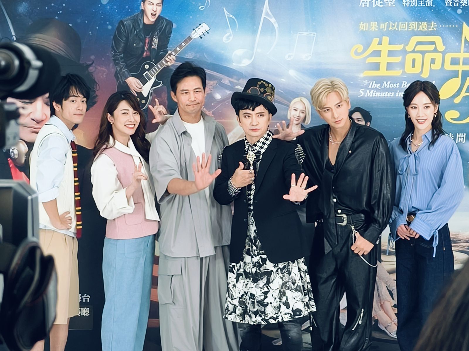 小煜、陳國華及唐從聖等人22日出席記者會。尤嬿妮攝