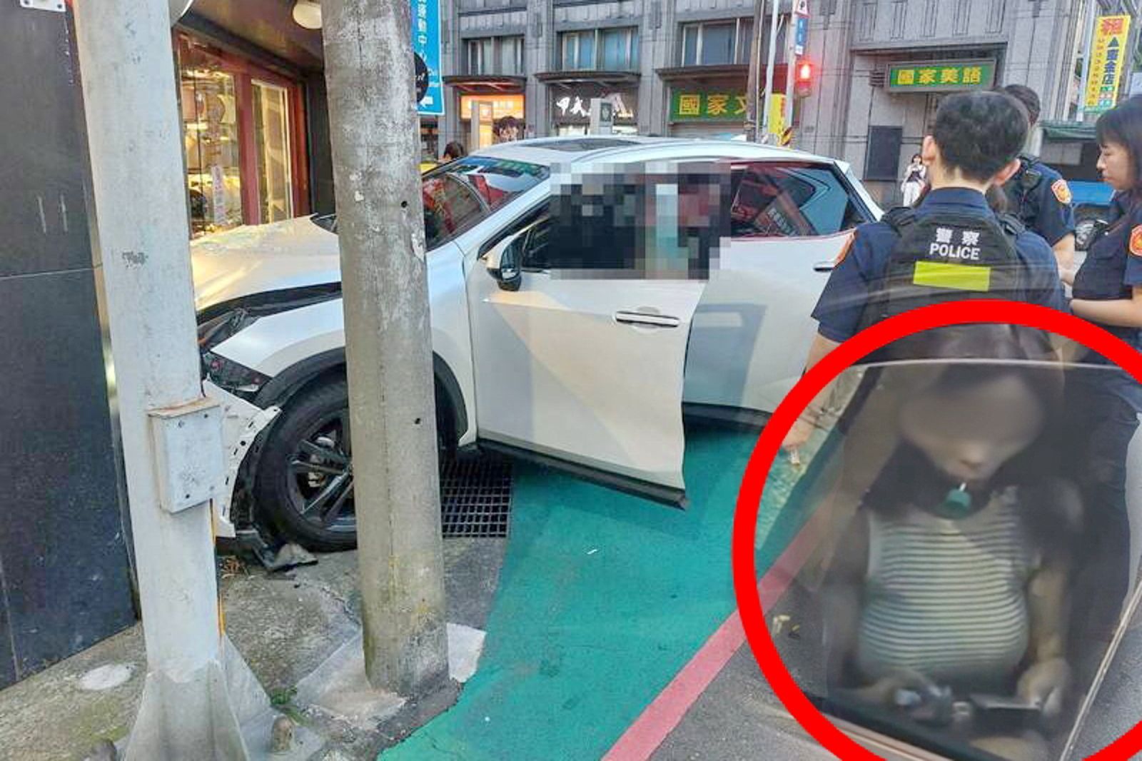 育兒網紅人設崩塌!「喪屍母」苦求多年試管得女 載3歲女兒毒駕撞店還搜出依托咪酯