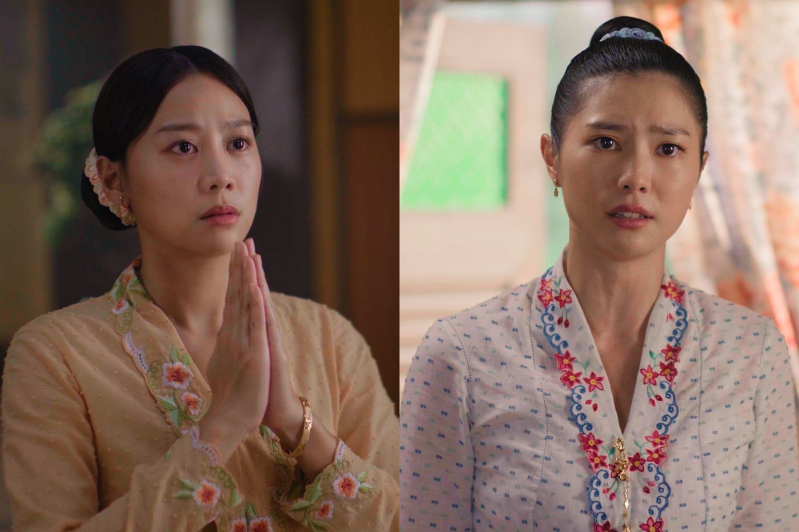 劉怡伶(左)曾是韓國女團Skarf隊長,成員之一的黃晶玲(右)於2014年退團。華視提供