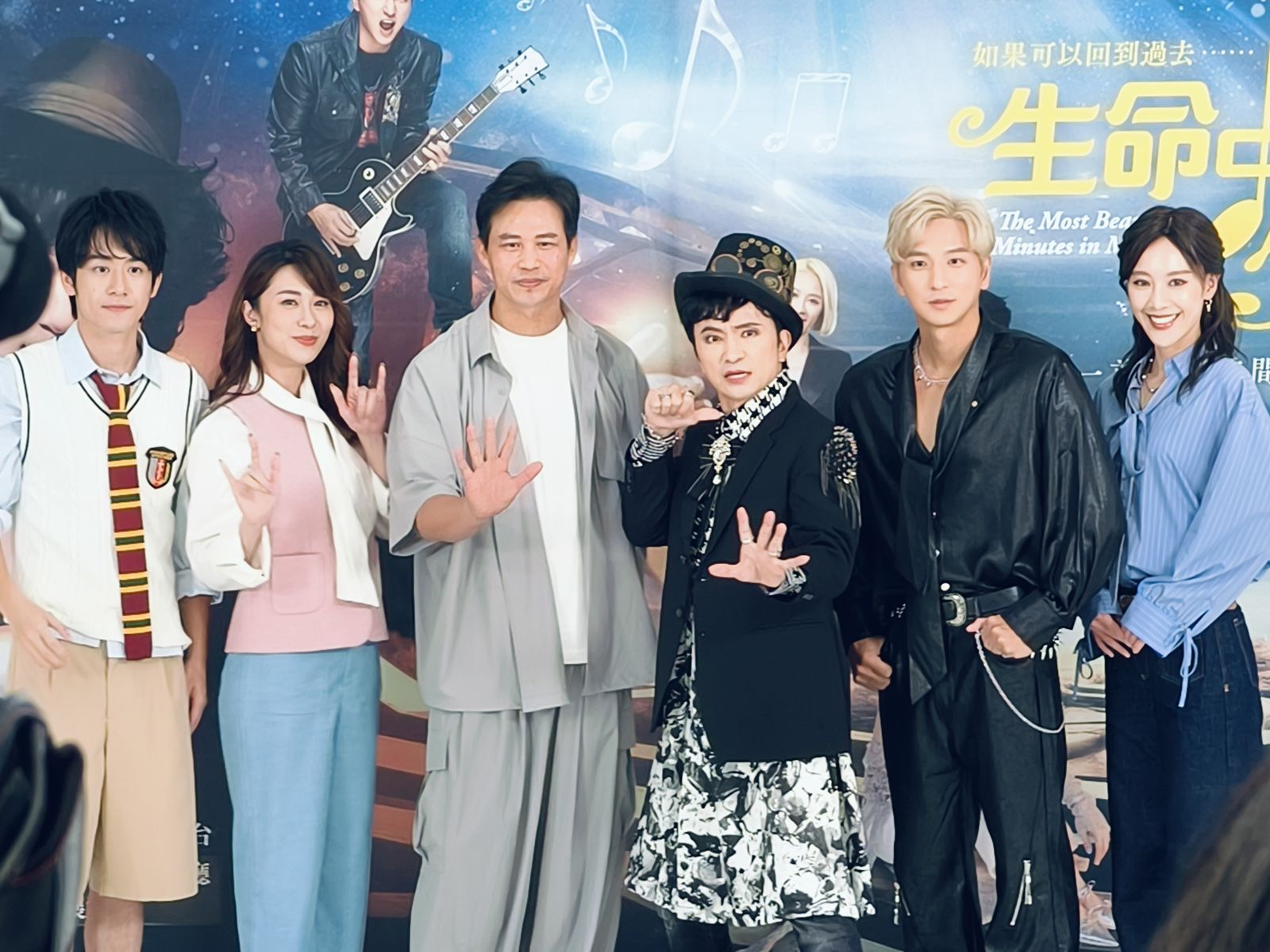 小煜、陳國華以及主要演員唐從聖、方宥心、張郁婕以及鎮萬鈞等人22日出席記者會。尤嬿妮攝