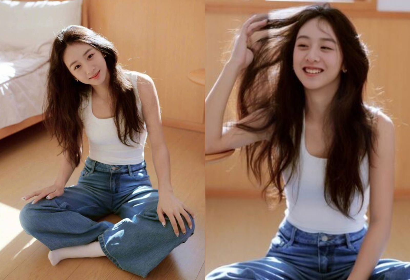 森碟18歲了，長得亭亭玉立。翻攝微博