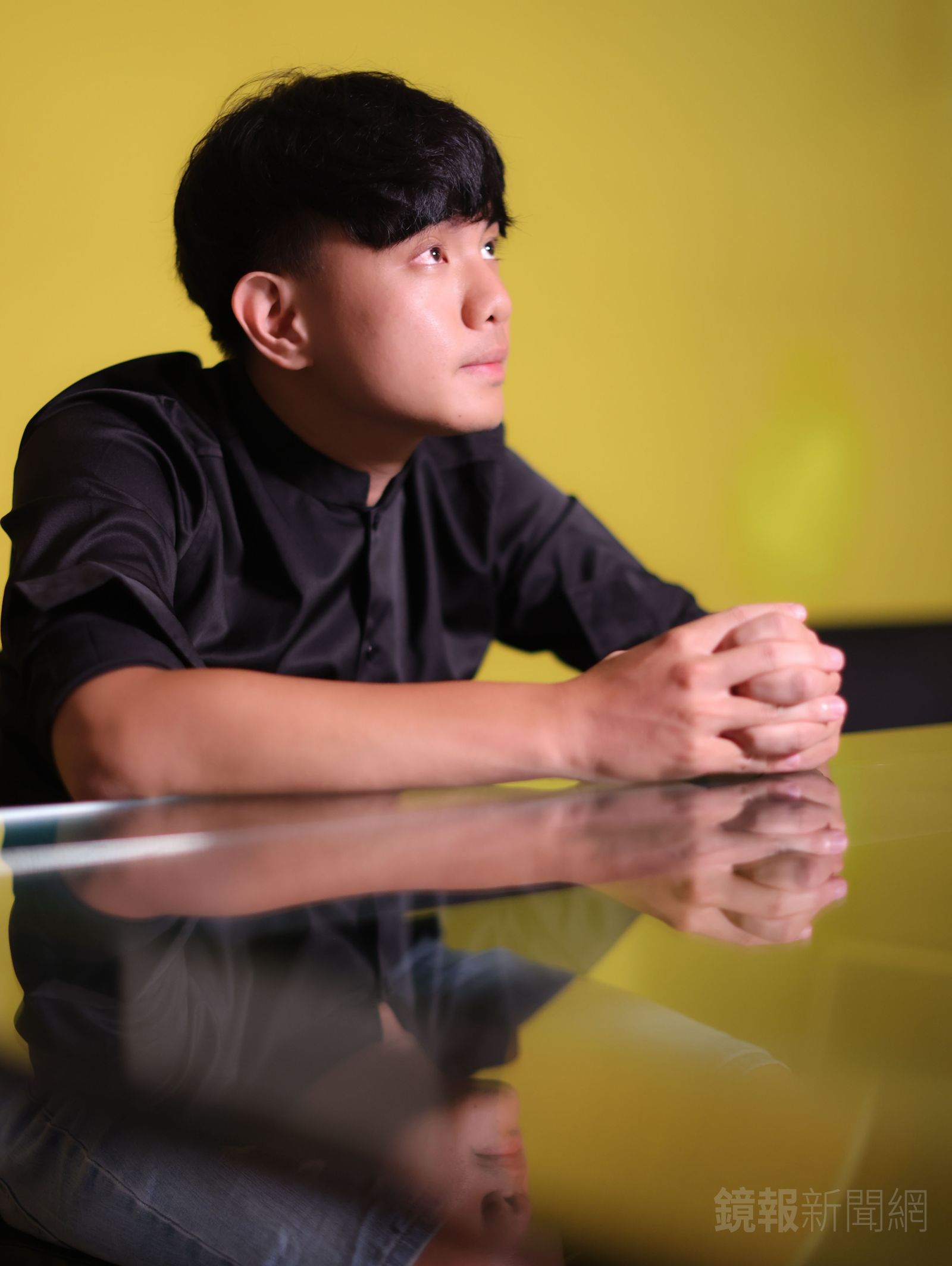 楊肅浩期許自己創作更多打動人心的好歌。劉耀勻攝