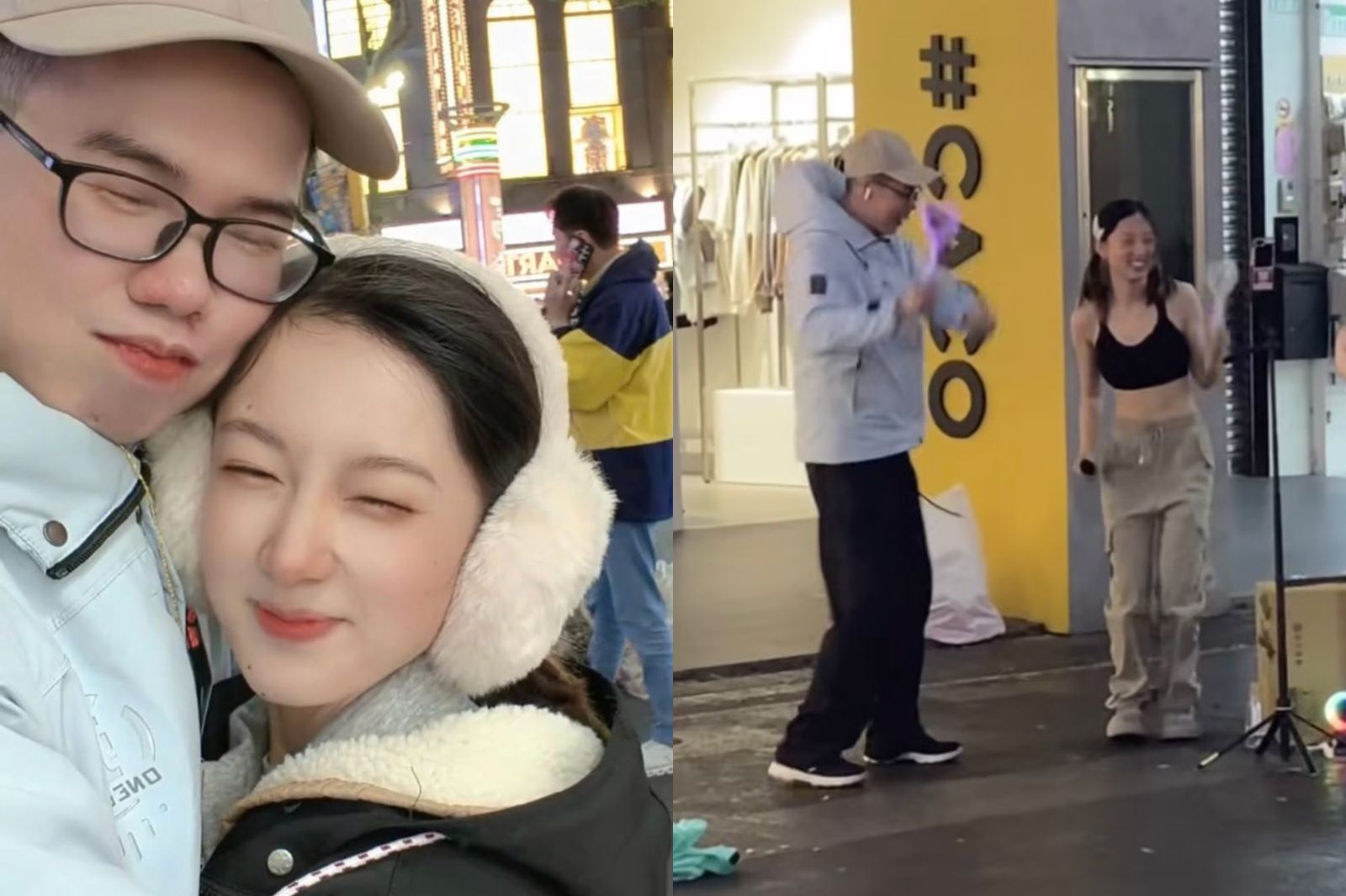 鄧佳華有新歡了！西門町直接「掏2萬給來心」而相識　街頭激吻全認了