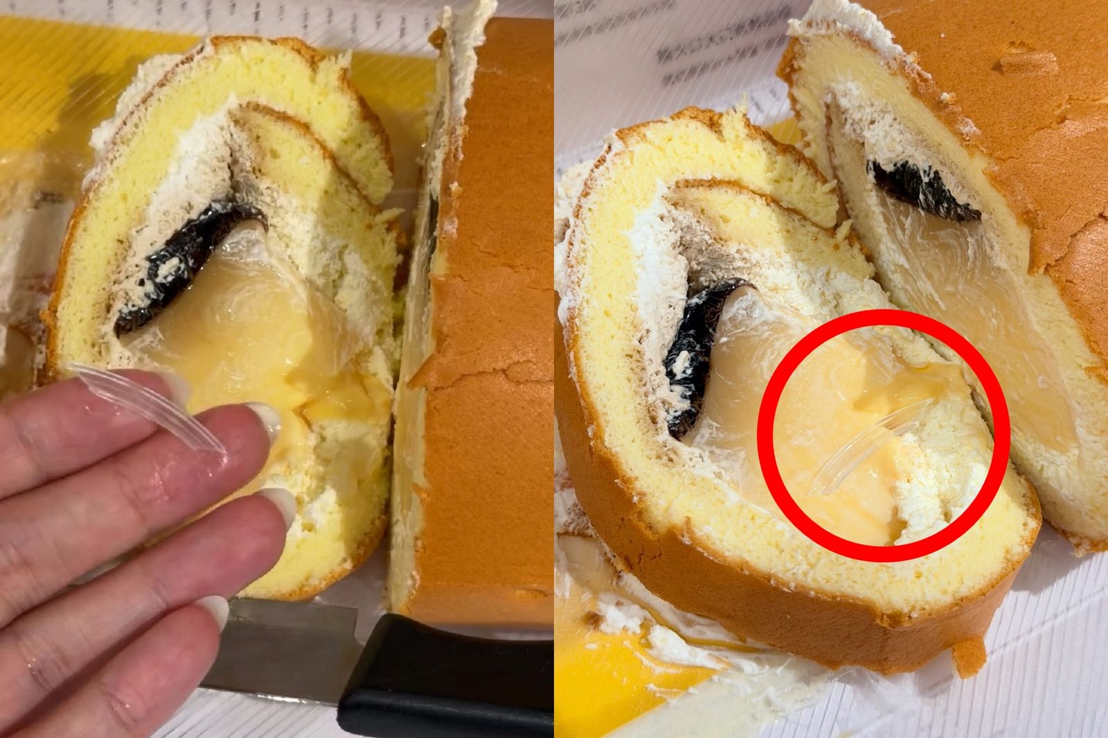 塑膠碎片險下肚!媽媽餵孩子吃「布丁生乳捲蛋糕」當場嚇壞 亞尼克道歉了