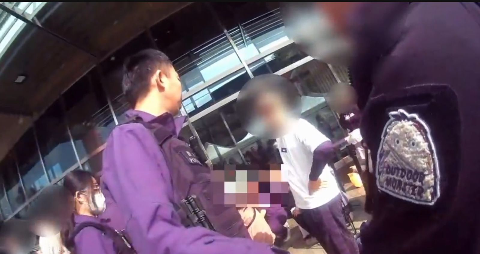 警方到場了解。翻攝畫面