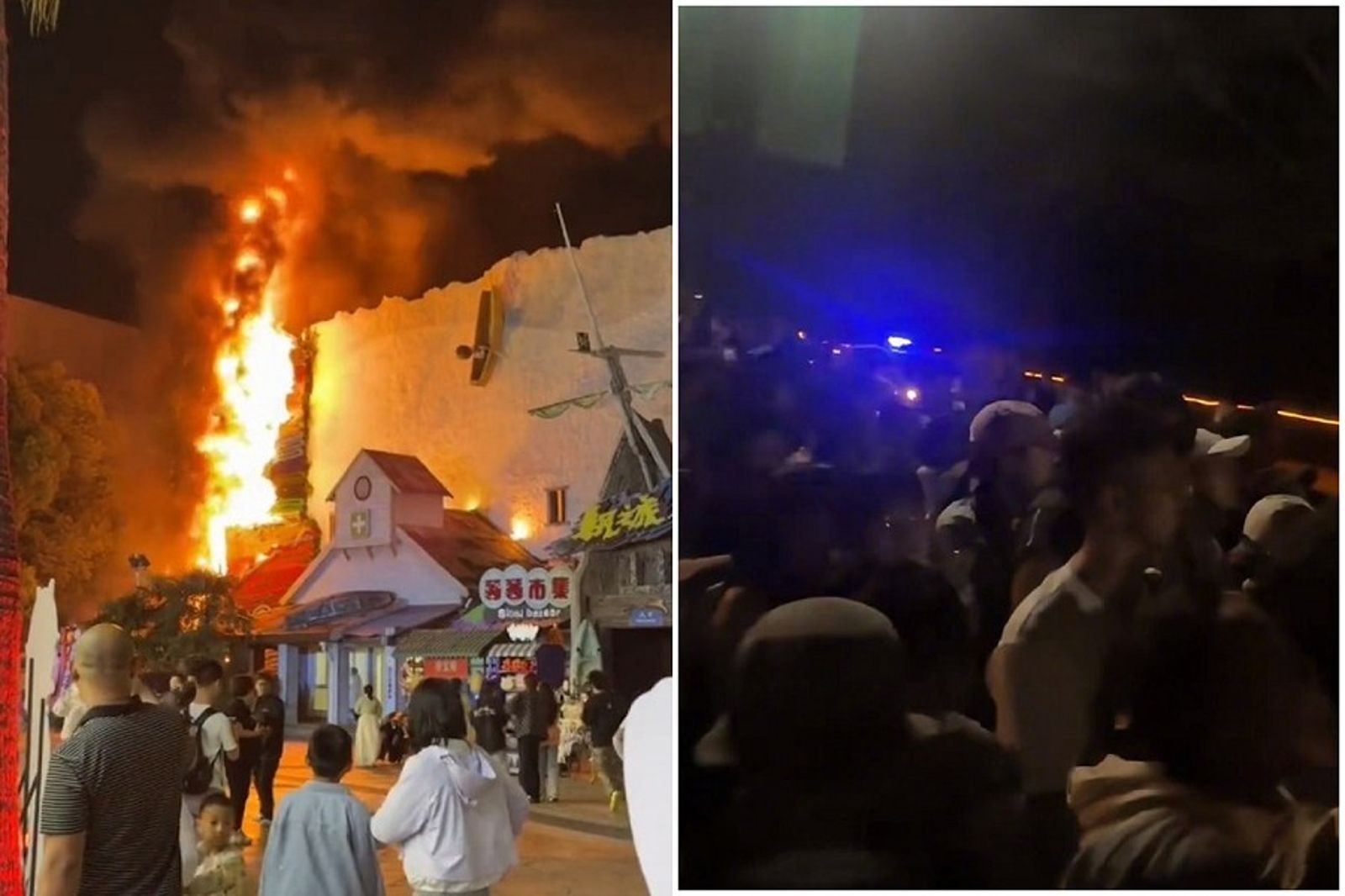 中國五一長假事故頻傳！民眾把火災當表演　張家界擠爆排8小時才下山