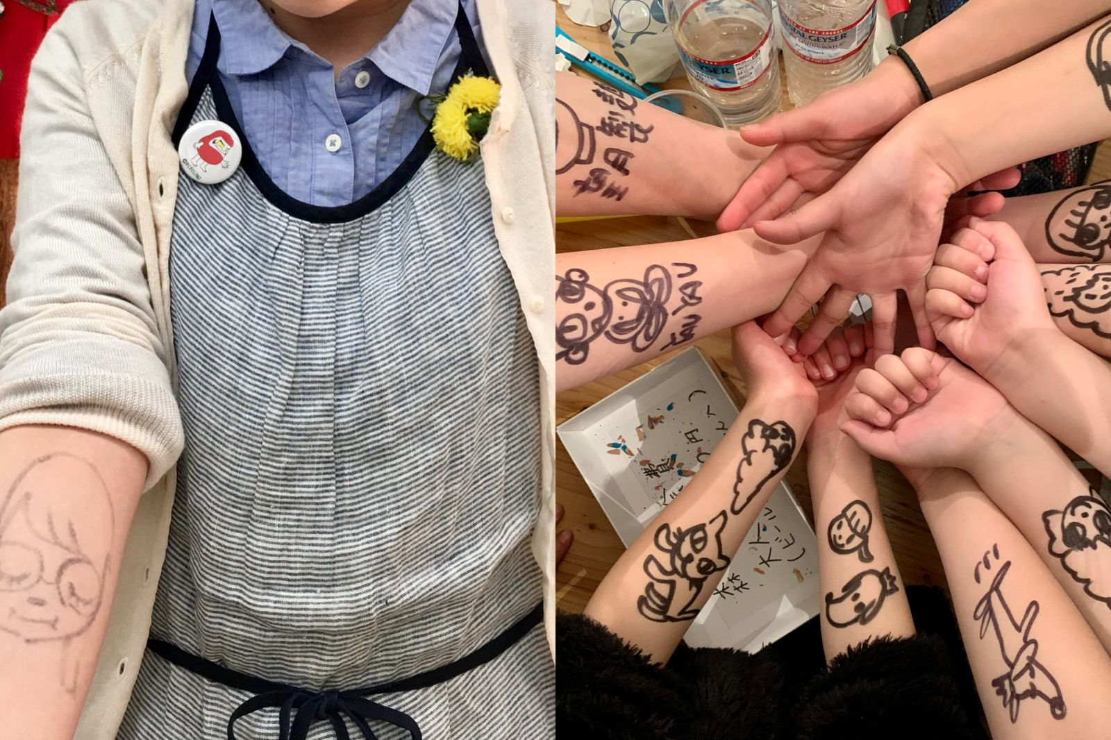 奈良美智心繫花蓮災情！推「麥克筆刺青」義賣全額捐公益