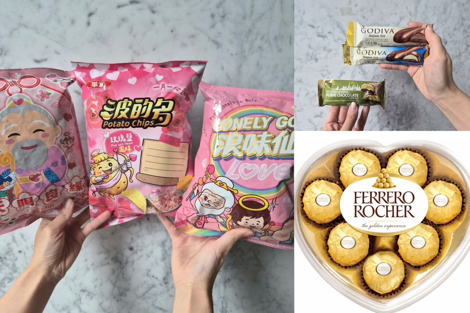 七夕送禮不用花大錢!全聯粉紅零食最低20元,金莎、GODIVA、杜拜巧克力一次買齊