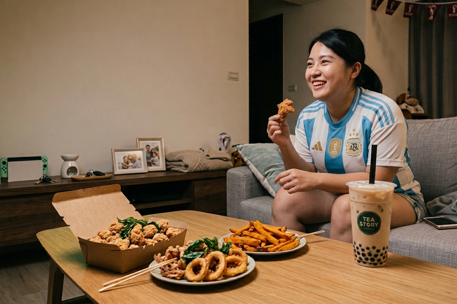 熬夜看世足配鹹酥雞小心暴肥!營養師揭同份量熱量差500大卡,這些品項最吸油