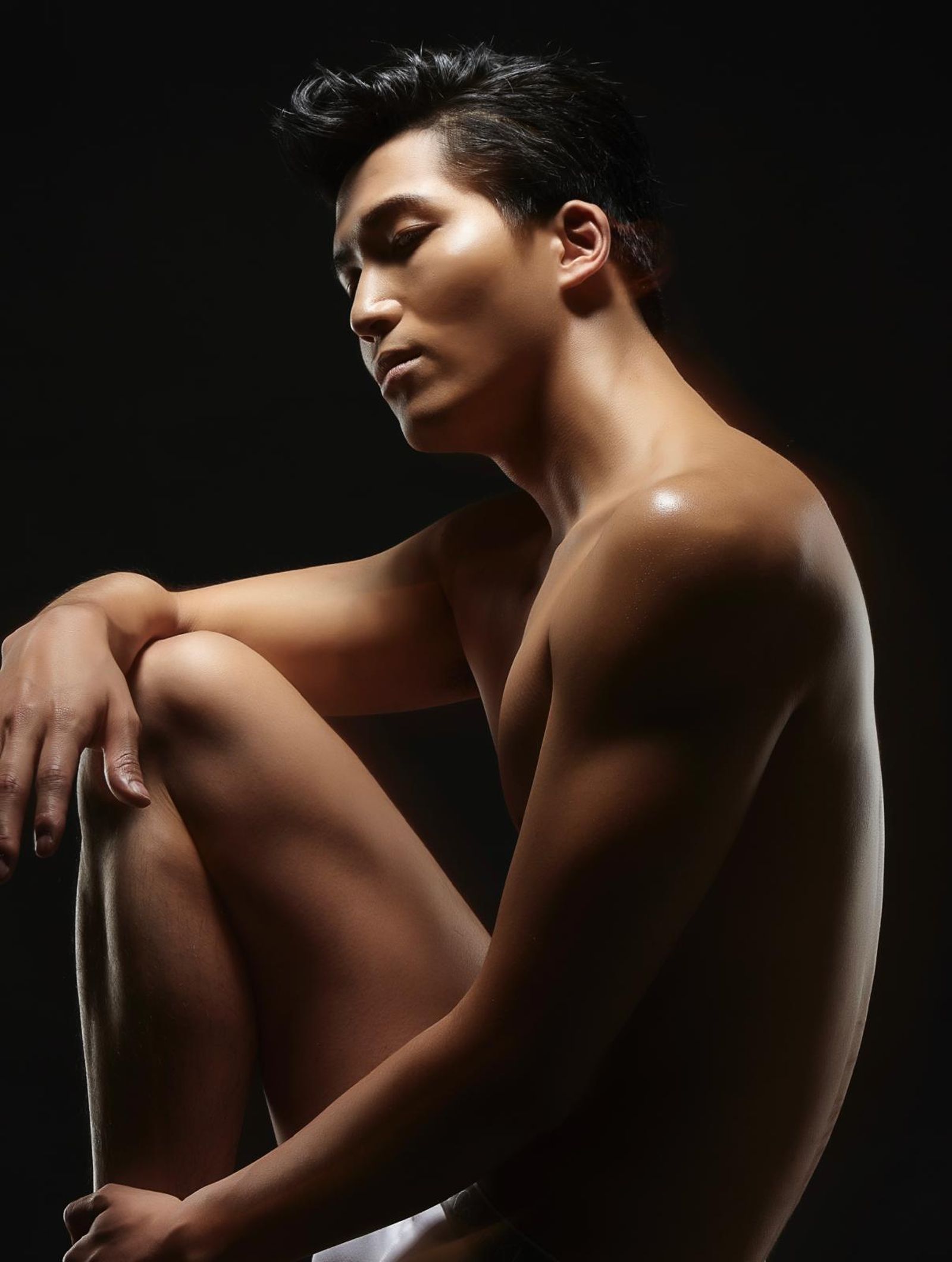 吳翔震早年性感照被翻出，他笑說自己當年超大膽，毫無防護措施。經紀人提供