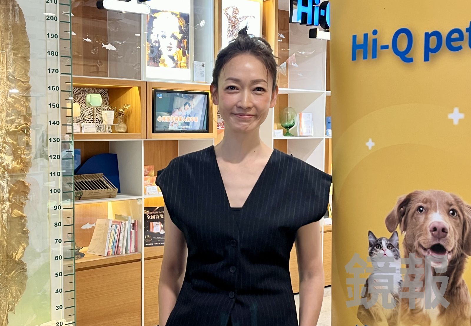 潘慧如出席寵物保健食品記者會。杜沛學攝