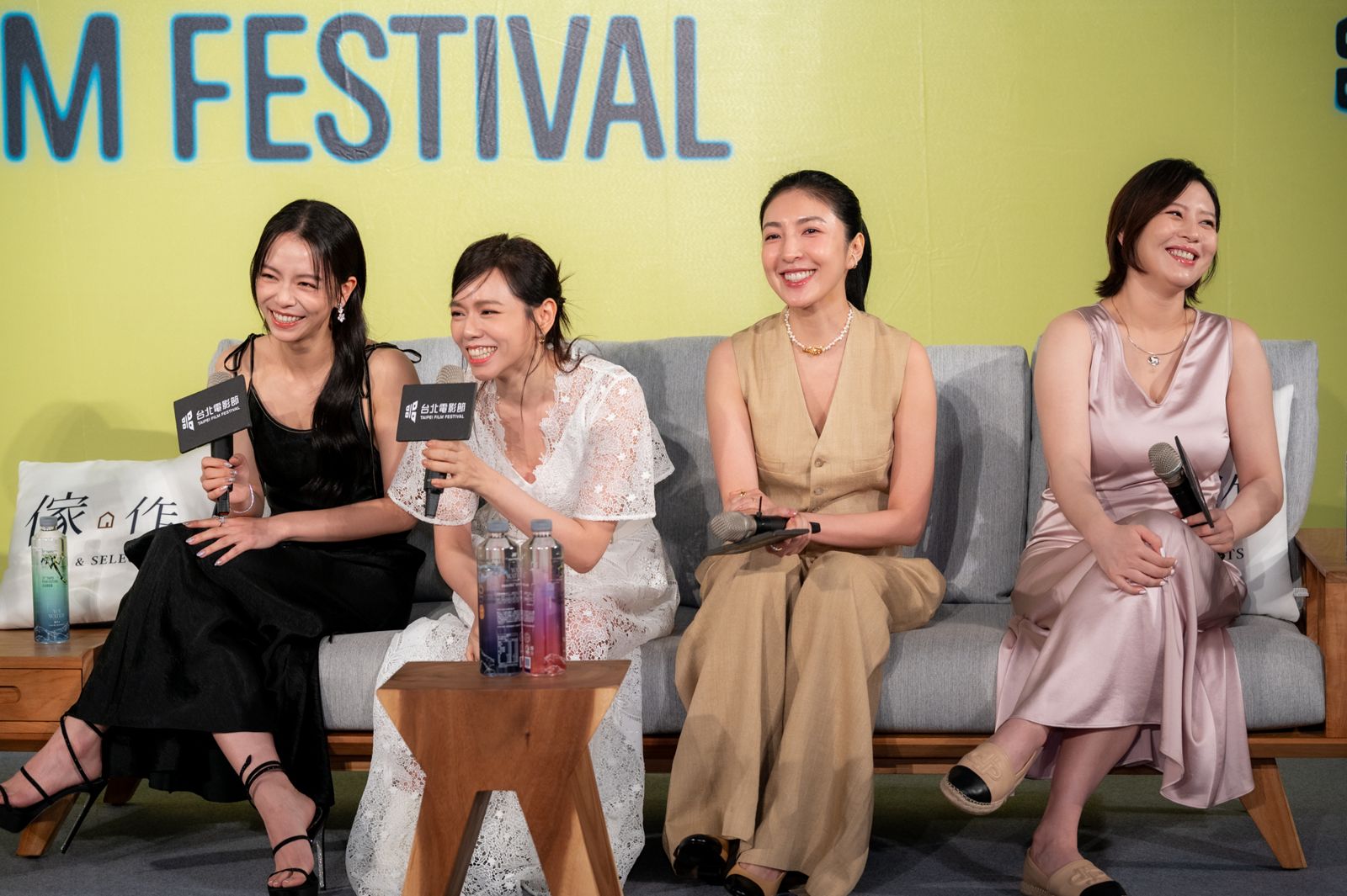 宋芸樺、夏于喬、楊謹華、劉品言分享自己演員生涯遇到的挫折與成長。台北電影節提供