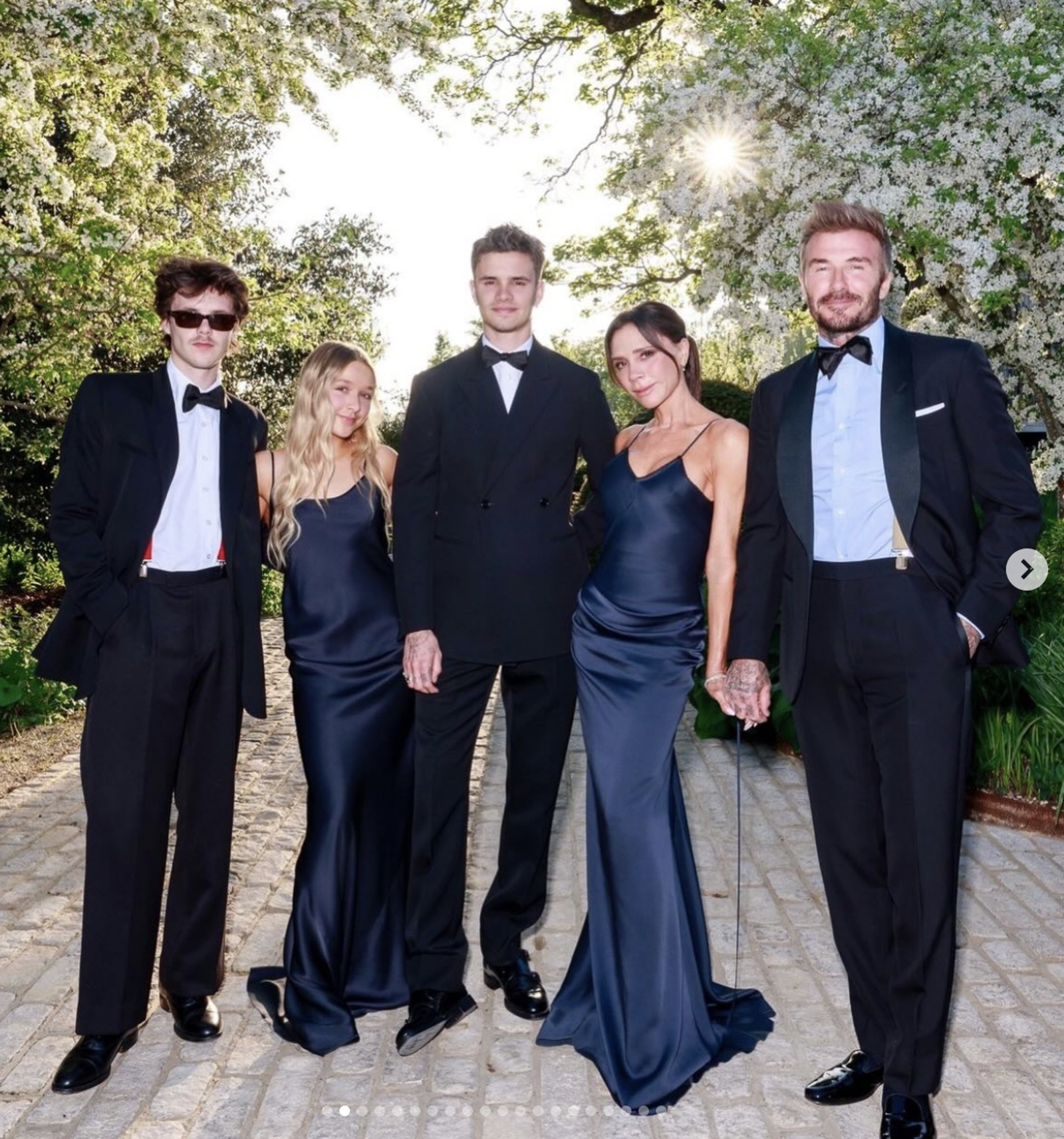 貝克漢家族童話破滅。翻攝IG @davidbeckham