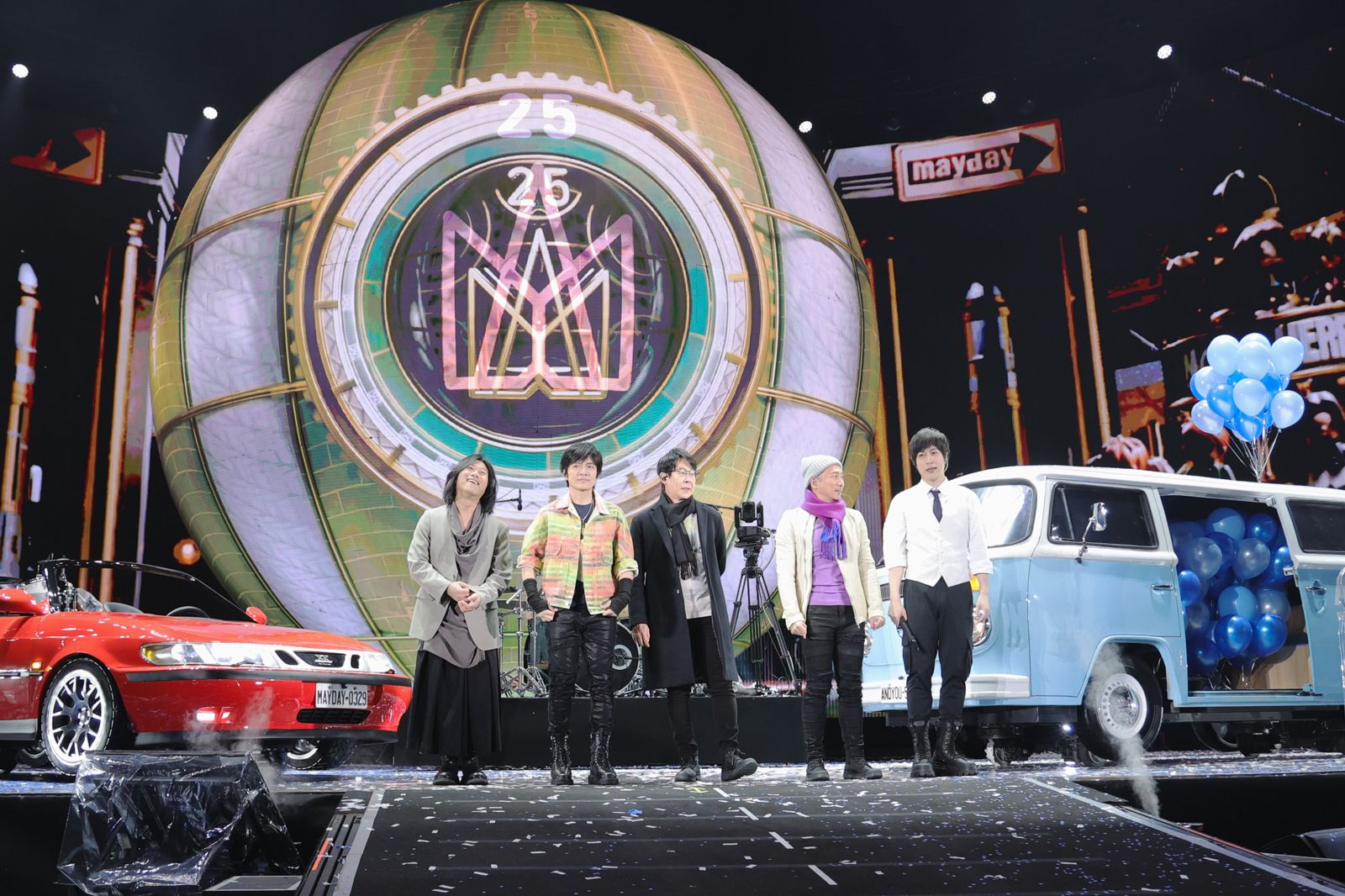 五月天27日起在台北大巨蛋開唱。相信音樂提供