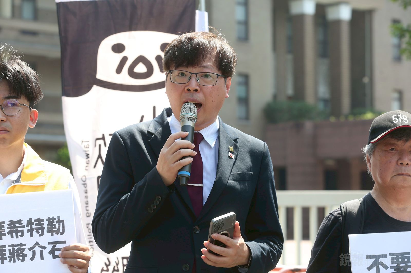 台灣基進黨主席董孟航。（圖／董孟航攝）