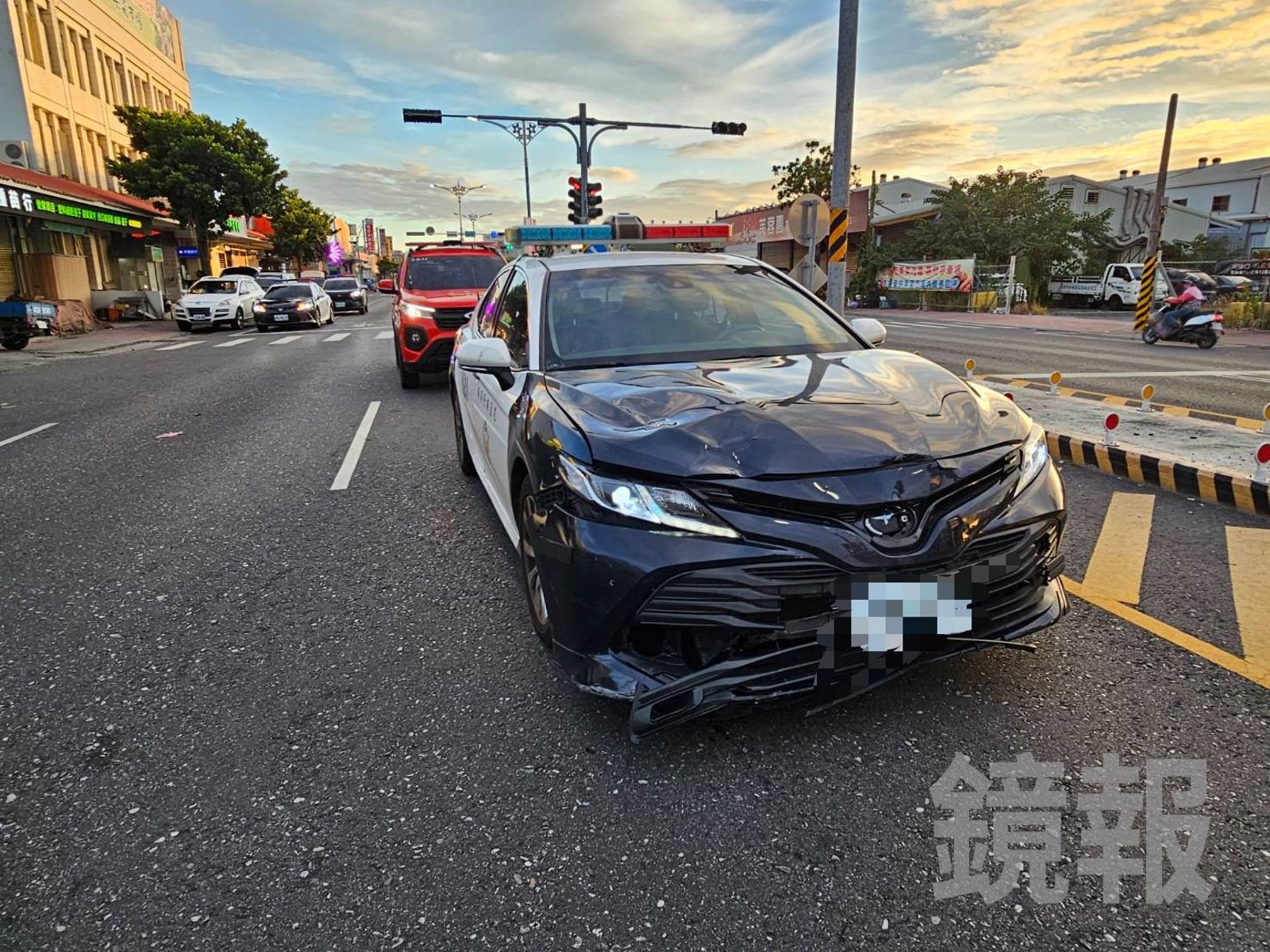 花蓮翟姓員警去年清晨駕警車超速狂飆，撞死買菜鍾姓婦人。翻攝照片