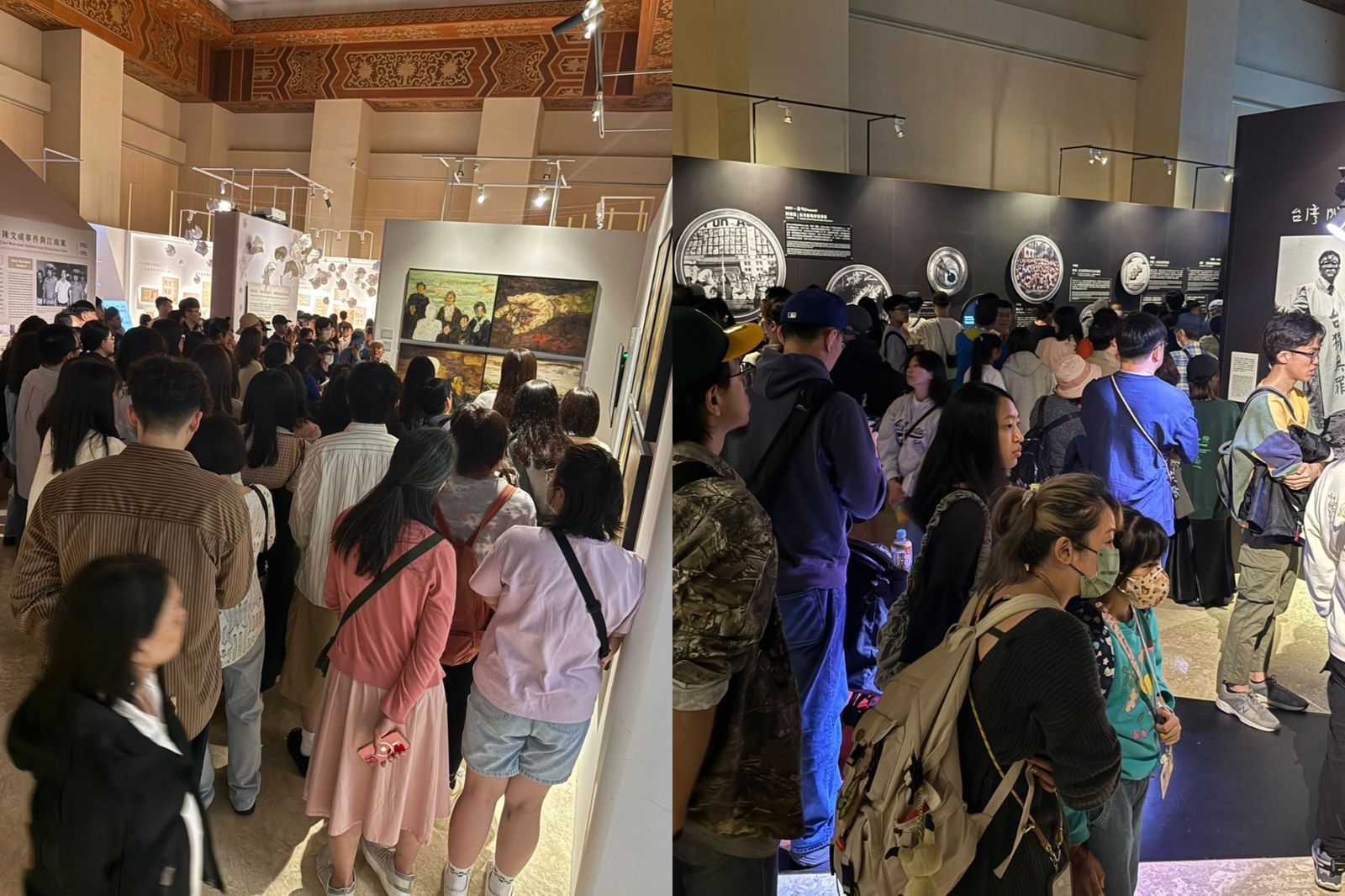 關心轉型正義!中正紀念堂「自由花蕊」特展人潮倍增 李遠曝:有靜靜的啜泣聲