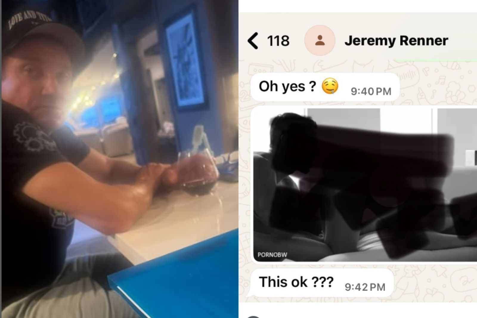 周依指控傑瑞米．雷納傳不雅照、有暴力傾向。圖／翻攝自IG@yizhouofficial