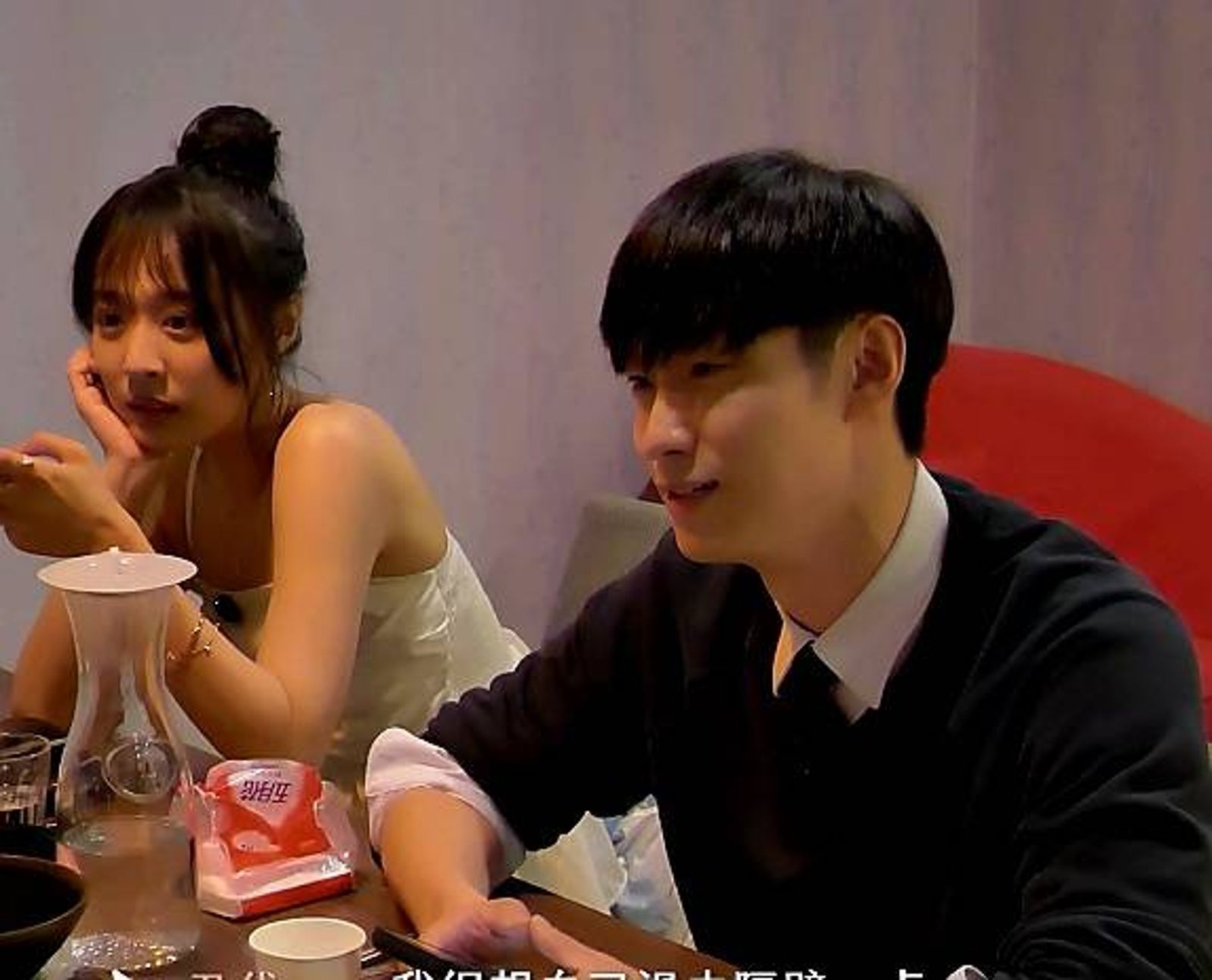 《戀愛，重修中》張雅惟與洪義。三立提供