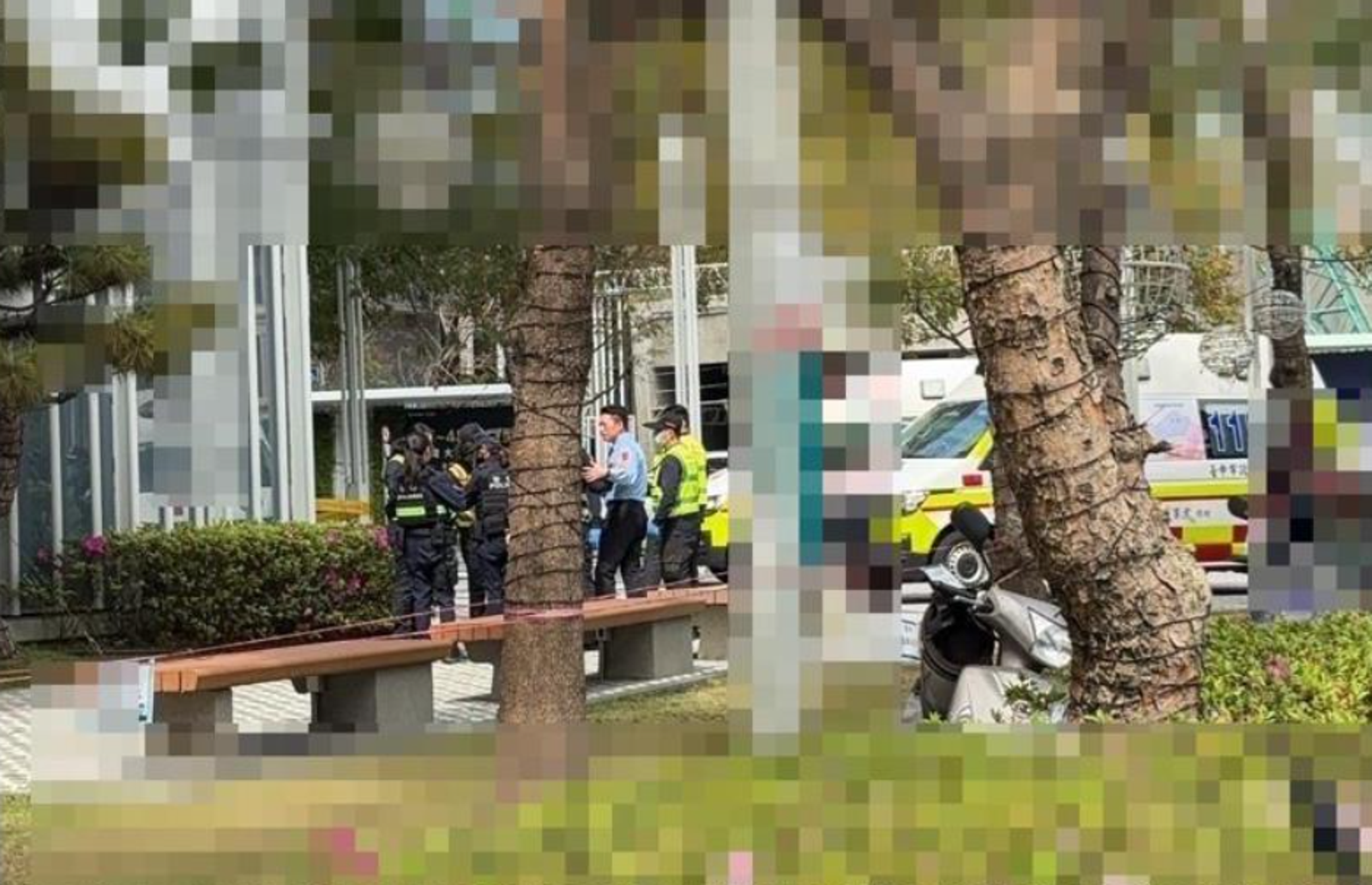 台中熟女從市府對面商辦26樓墜落　身體斷裂、橫屍人行道