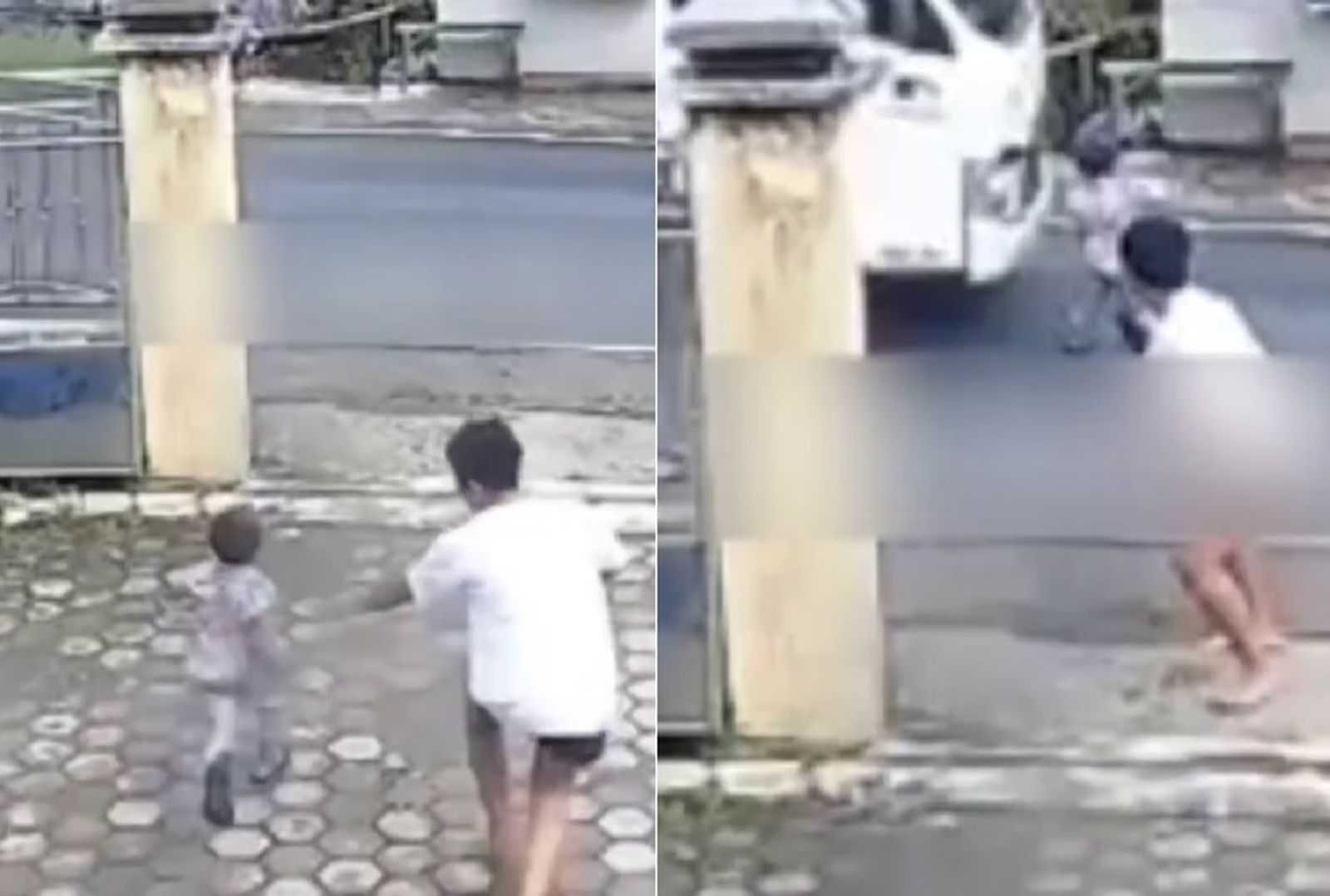 6歲童急著找媽媽攔不住！衝出大門下秒被車撞飛　驚悚畫面曝光