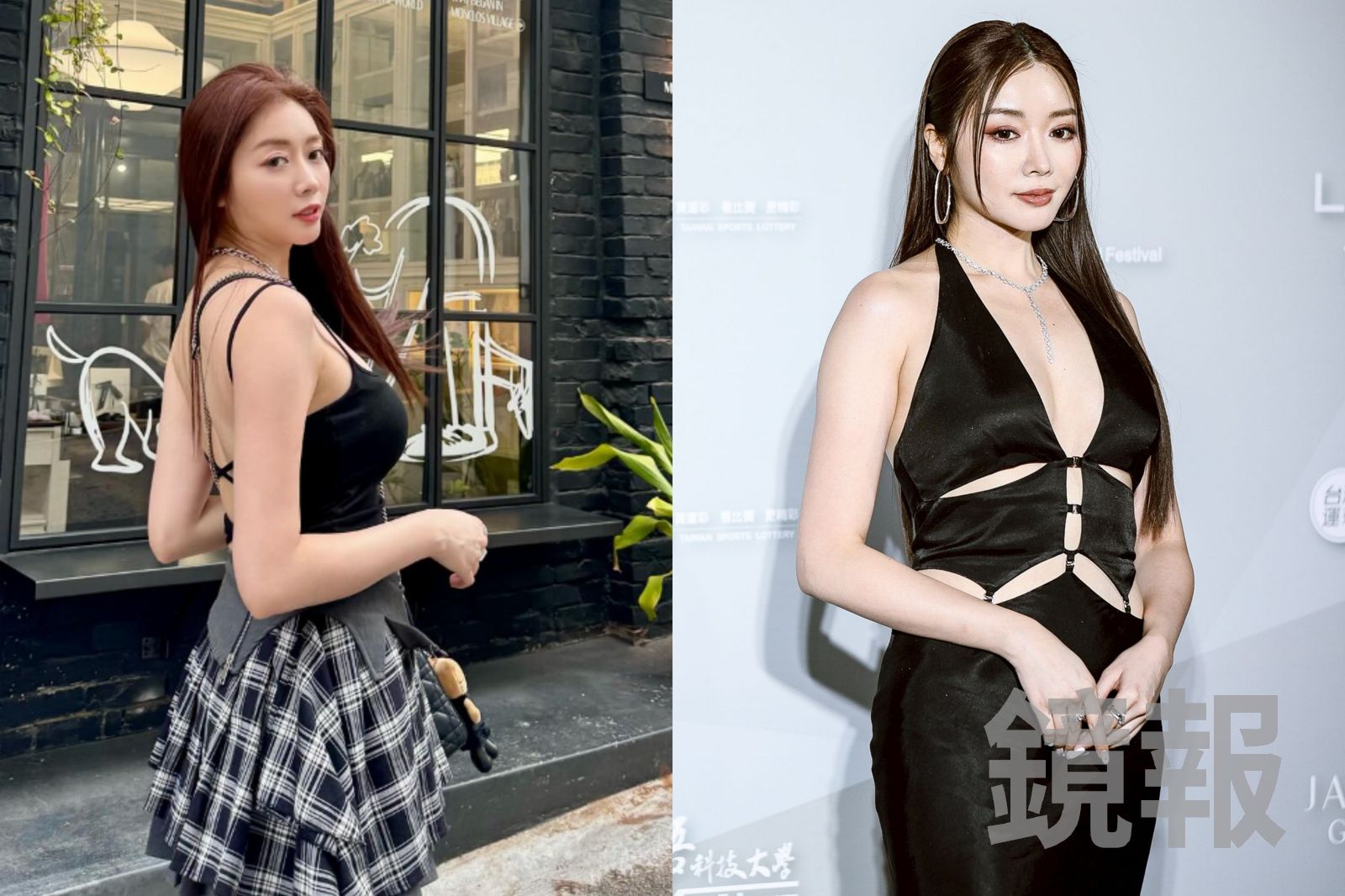 成語蕎在韓國街頭火辣身材吸引許多人主動搭訕。翻攝自imjennycheng IG、鄒保祥攝