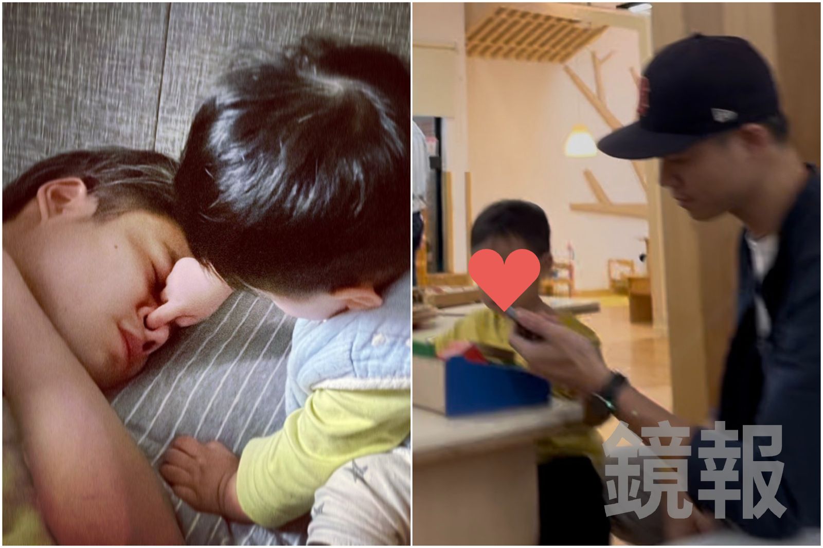 吳定謙當爸後耐心陪玩兒子。翻攝吳定謙臉書、讀者提供