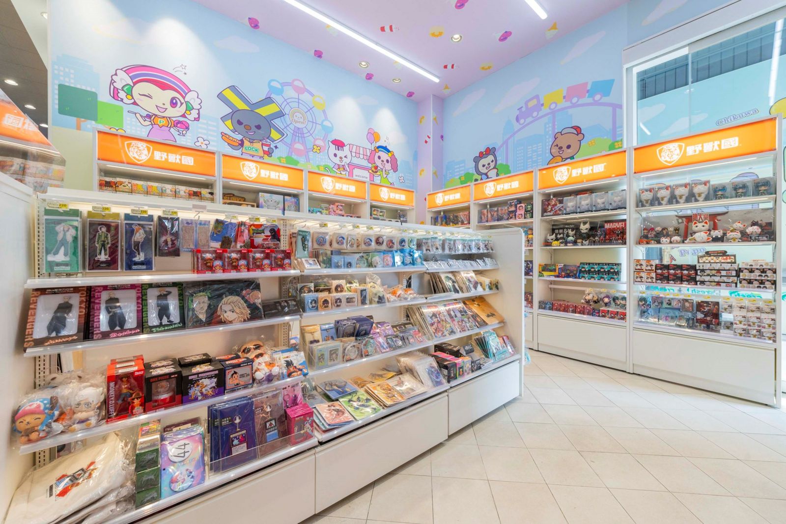 全台11家「7-ELEVEN」有「IP專區」，販售限定野獸國、TOP TOY逾千種品項，可買到「盒玩」「公仔肖像」「動漫」三大限定商品。（7-ELEVEN供圖）